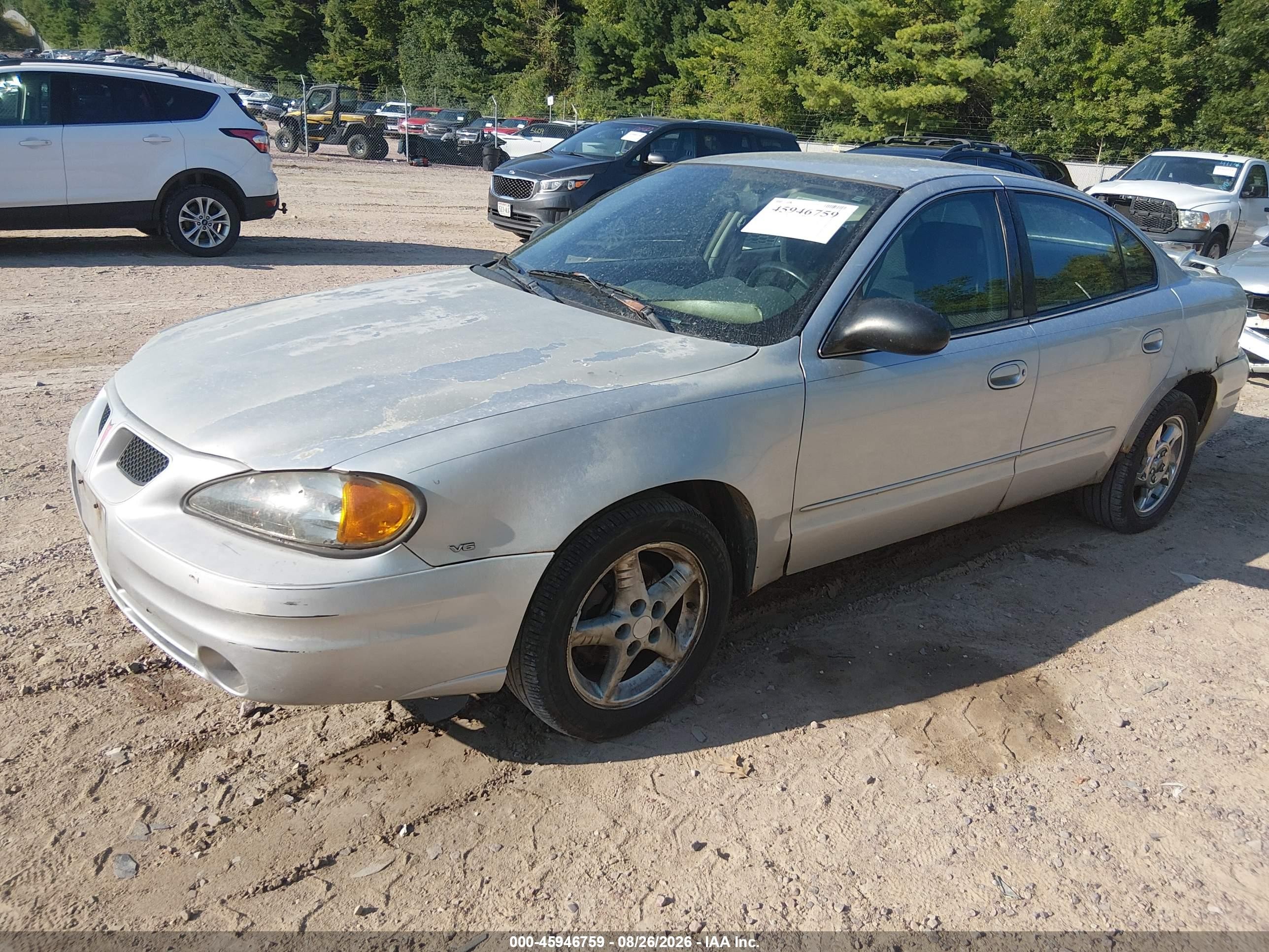 2004 Pontiac Grand Am Se1 Silver vin: 1G2NF52E84M596827