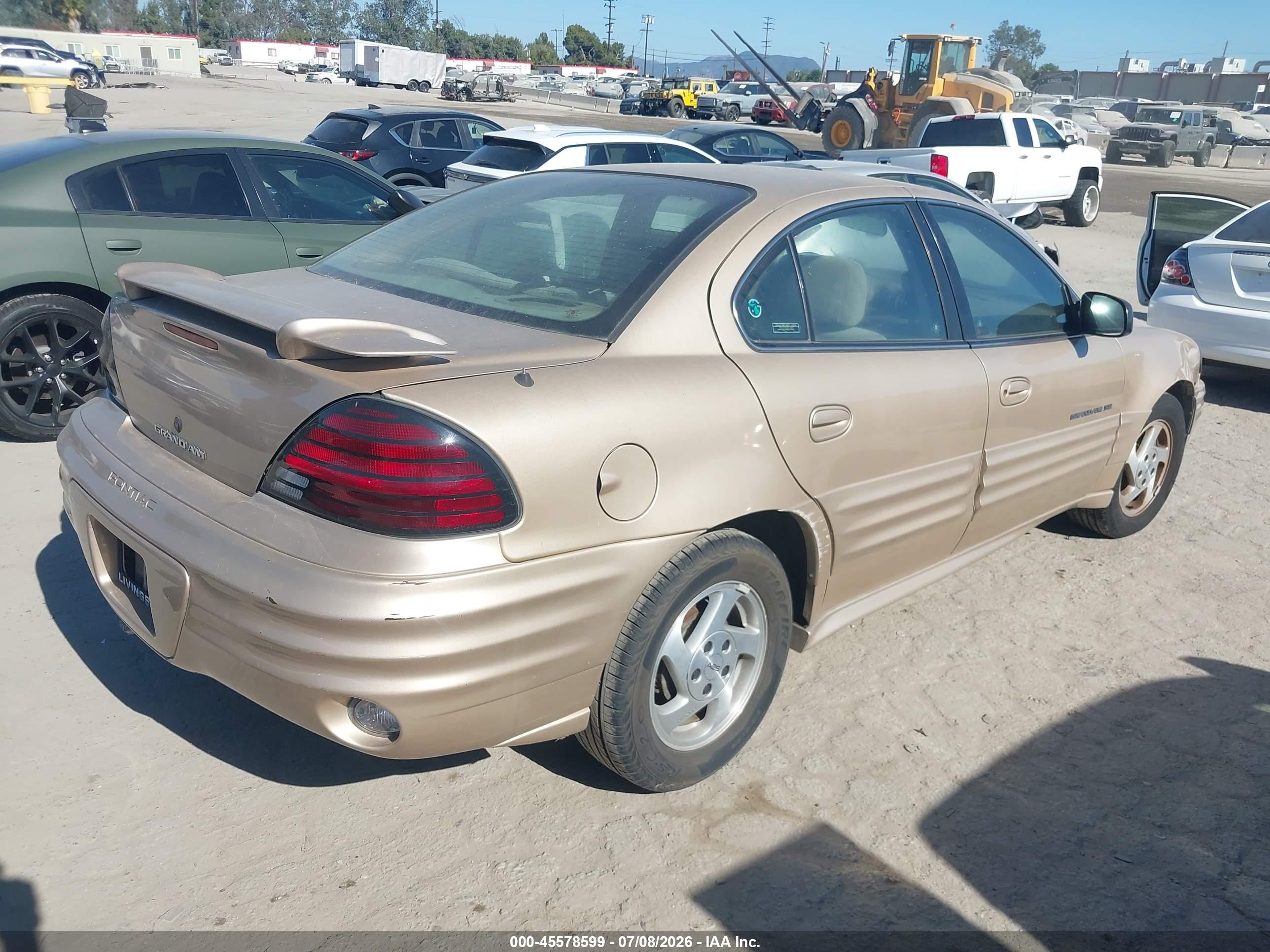 2000 Pontiac Grand Am Se1 Gold vin: 1G2NF52E8YC545890