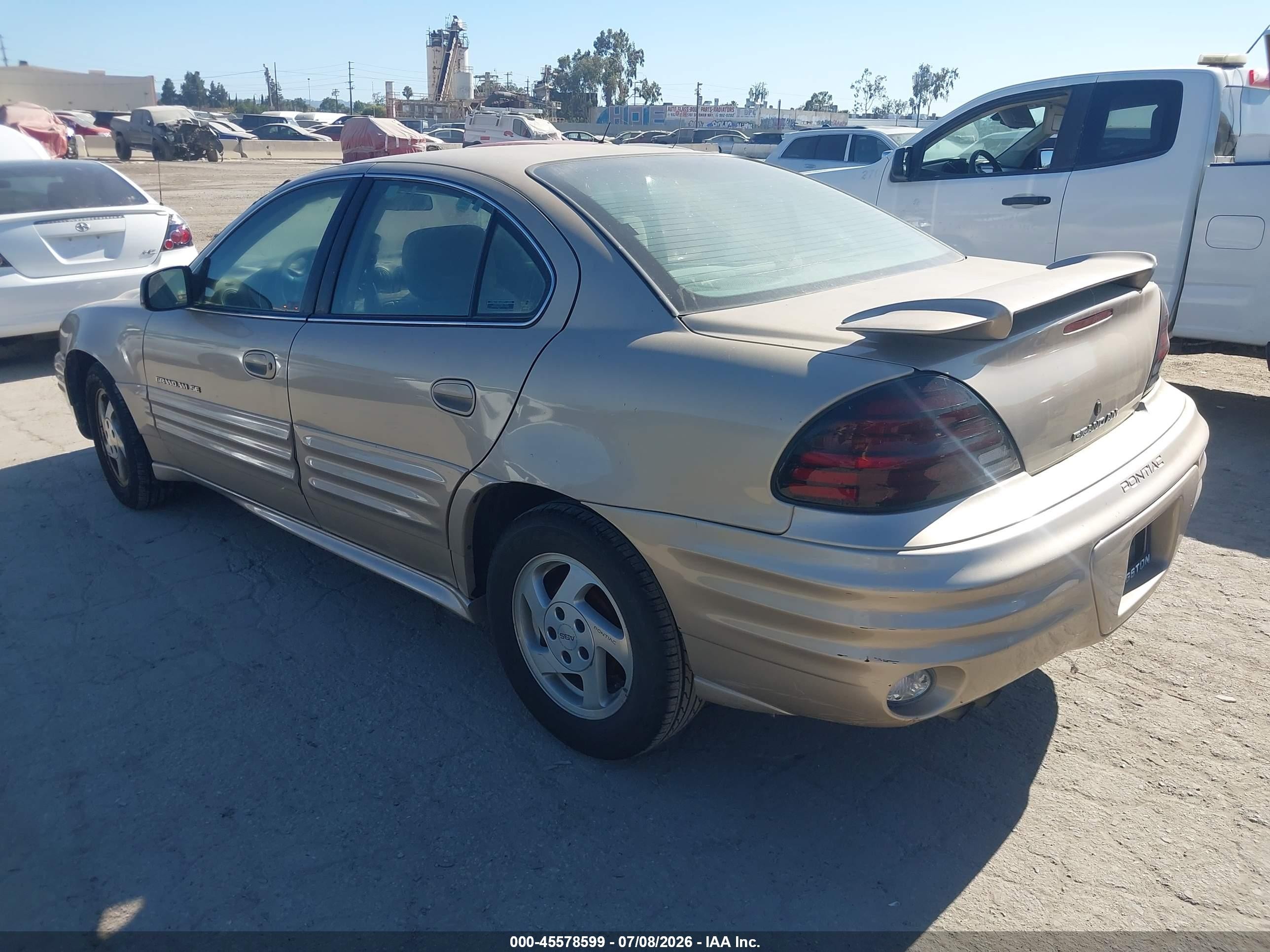 2000 Pontiac Grand Am Se1 Gold vin: 1G2NF52E8YC545890