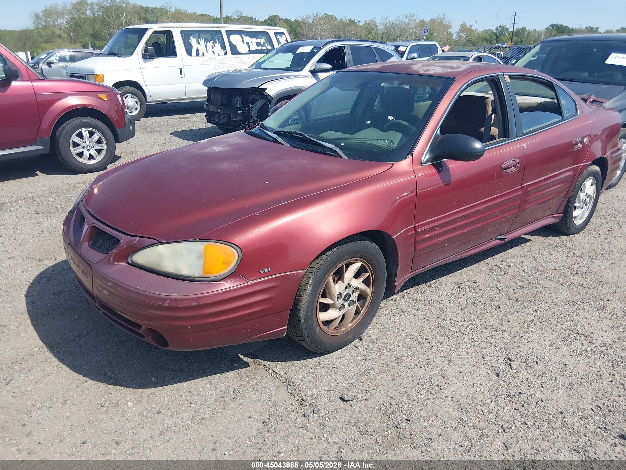 2002 Pontiac Grand Am Se1 Красный vin: 1G2NF52E92C270666