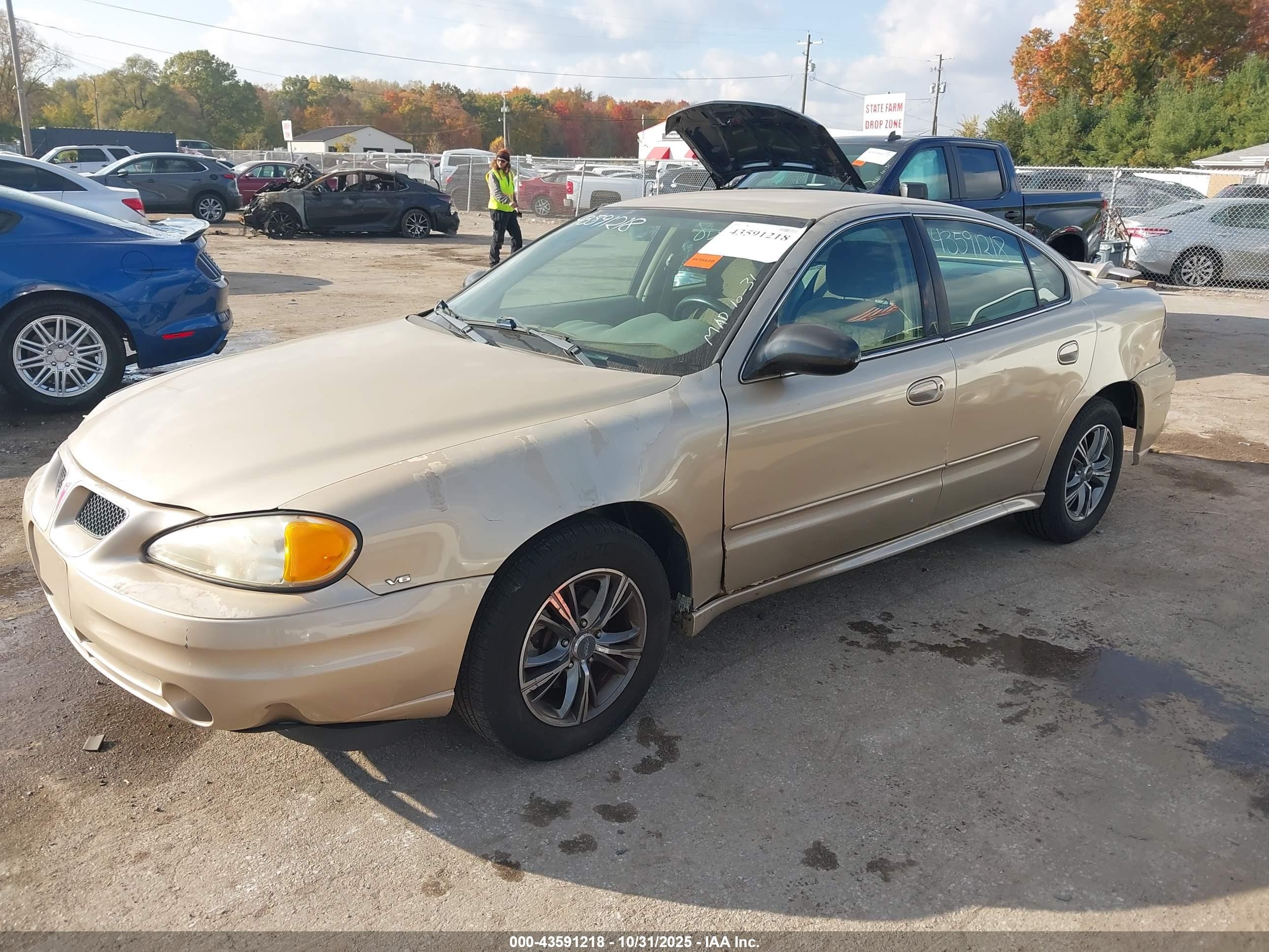 2004 Pontiac Grand Am Se1 Gold vin: 1G2NF52E94M671647