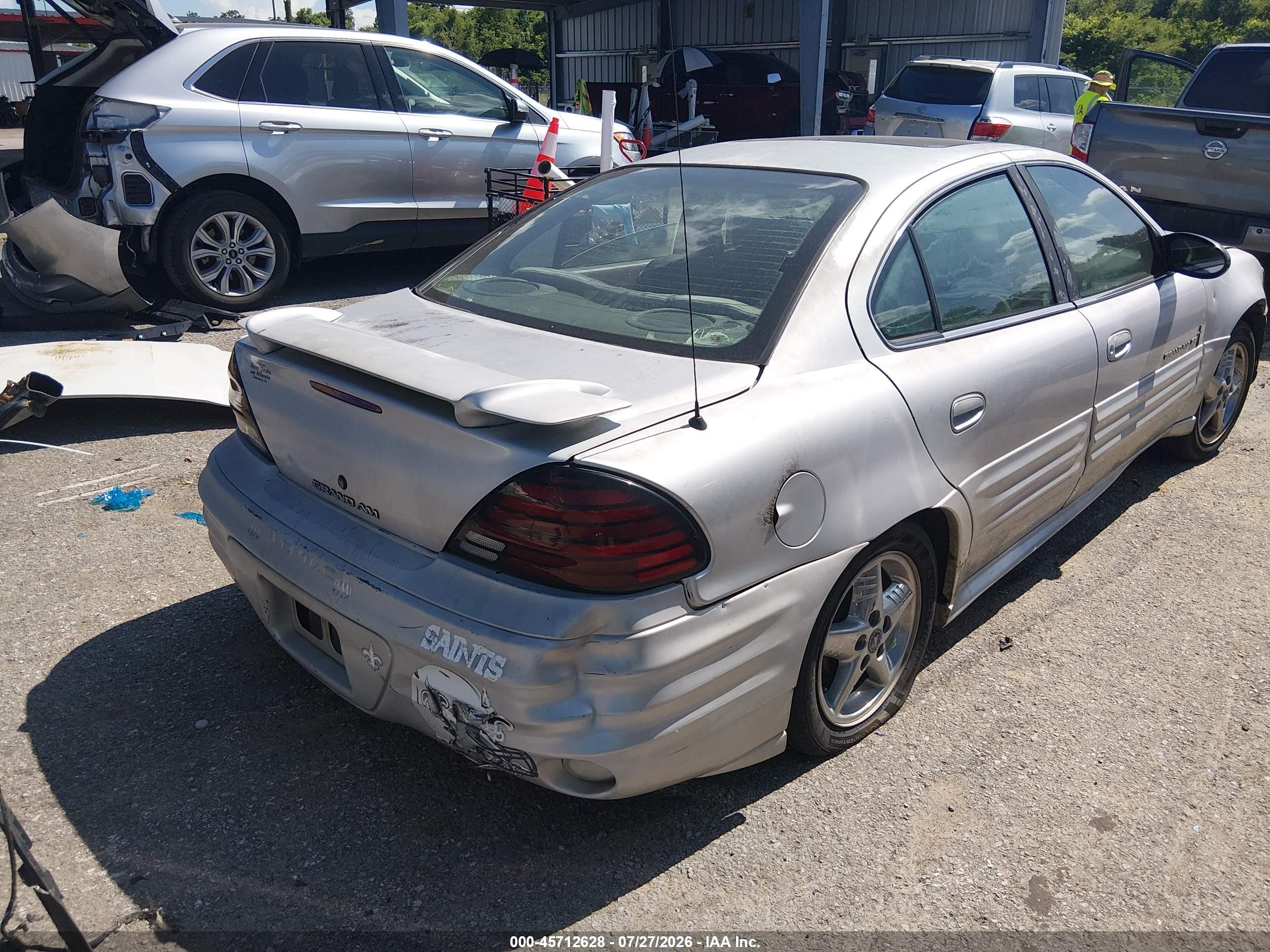2002 Pontiac Grand Am Se1 Silver vin: 1G2NF52F02C197986