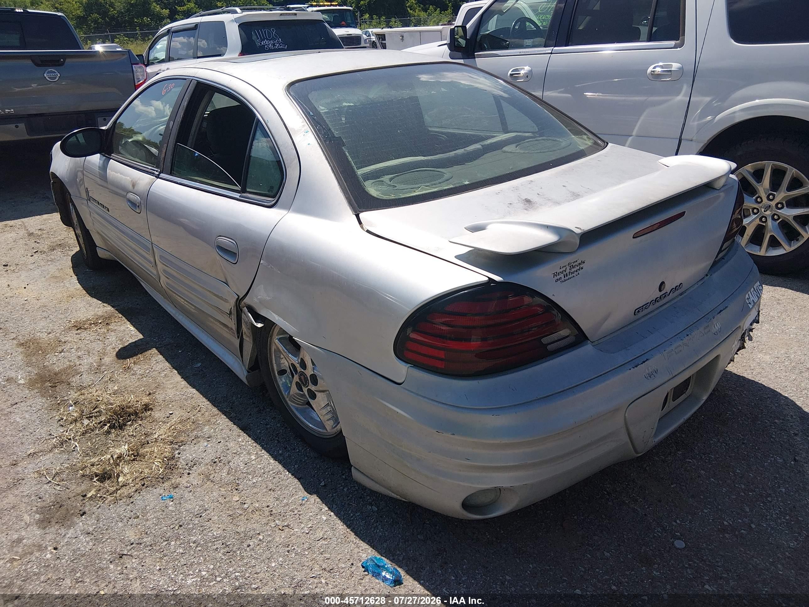2002 Pontiac Grand Am Se1 Silver vin: 1G2NF52F02C197986