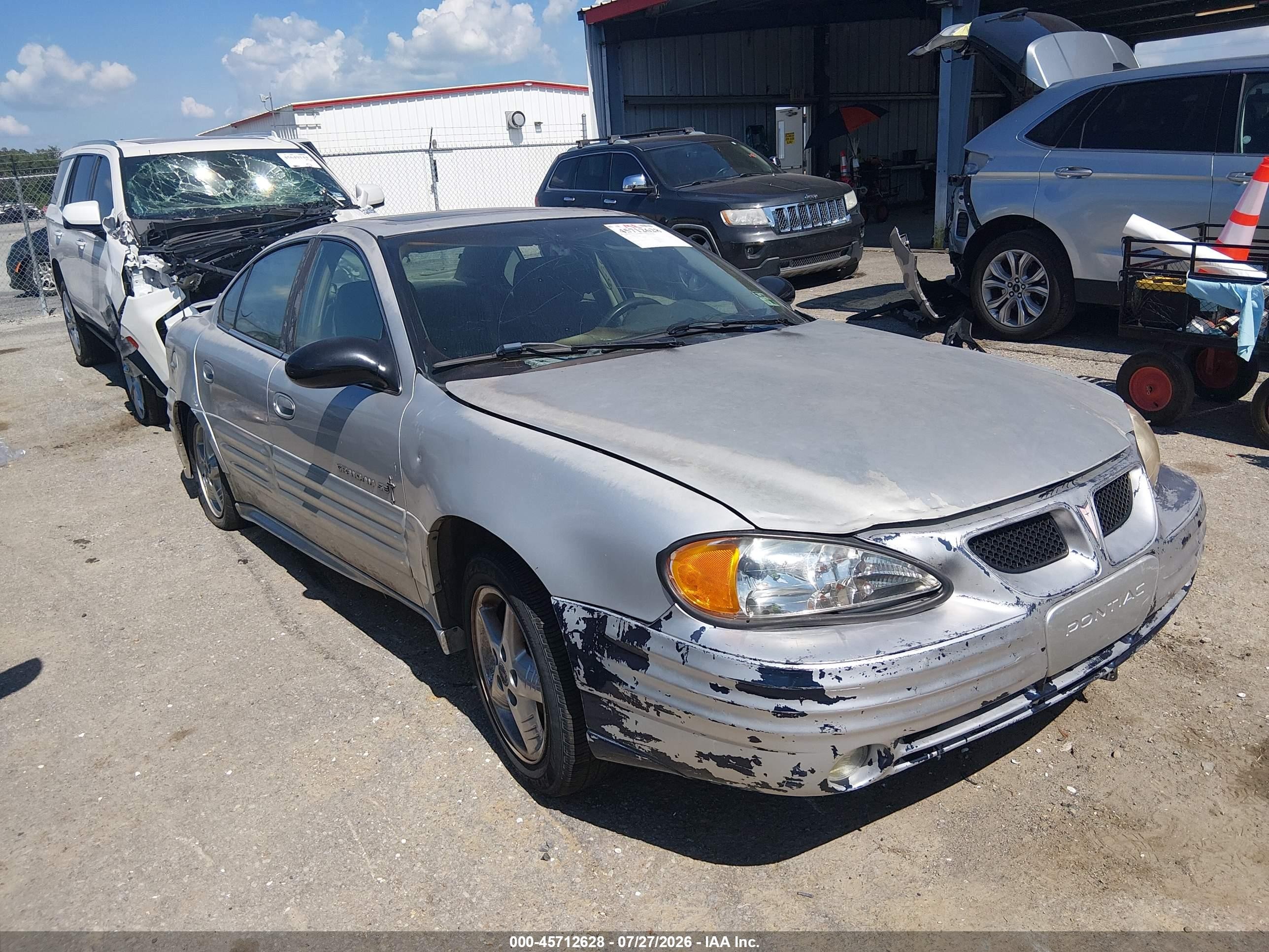 2002 Pontiac Grand Am Se1 Silver vin: 1G2NF52F02C197986