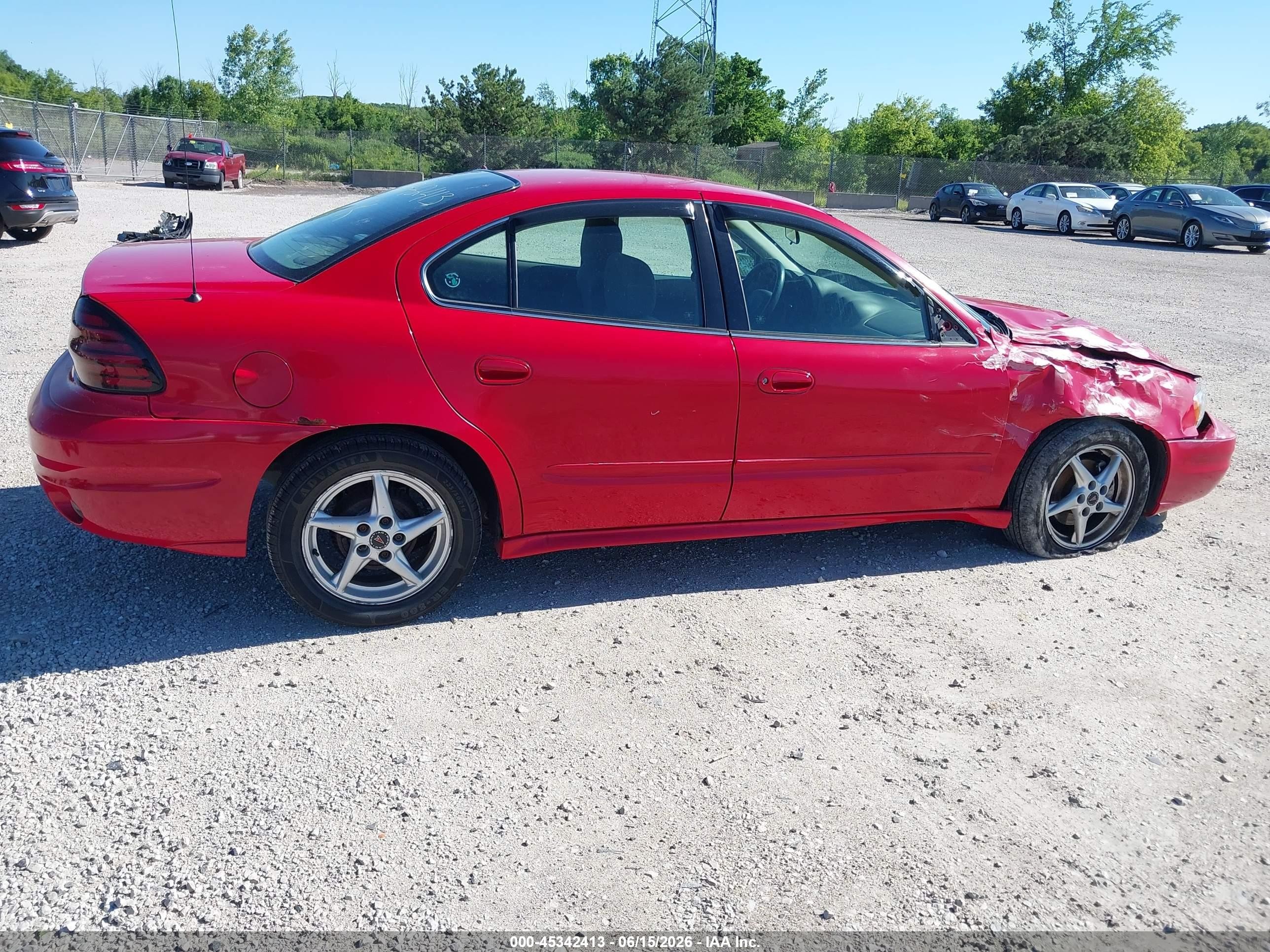 2003 Pontiac Grand Am Se1 Red vin: 1G2NF52FX3C273988