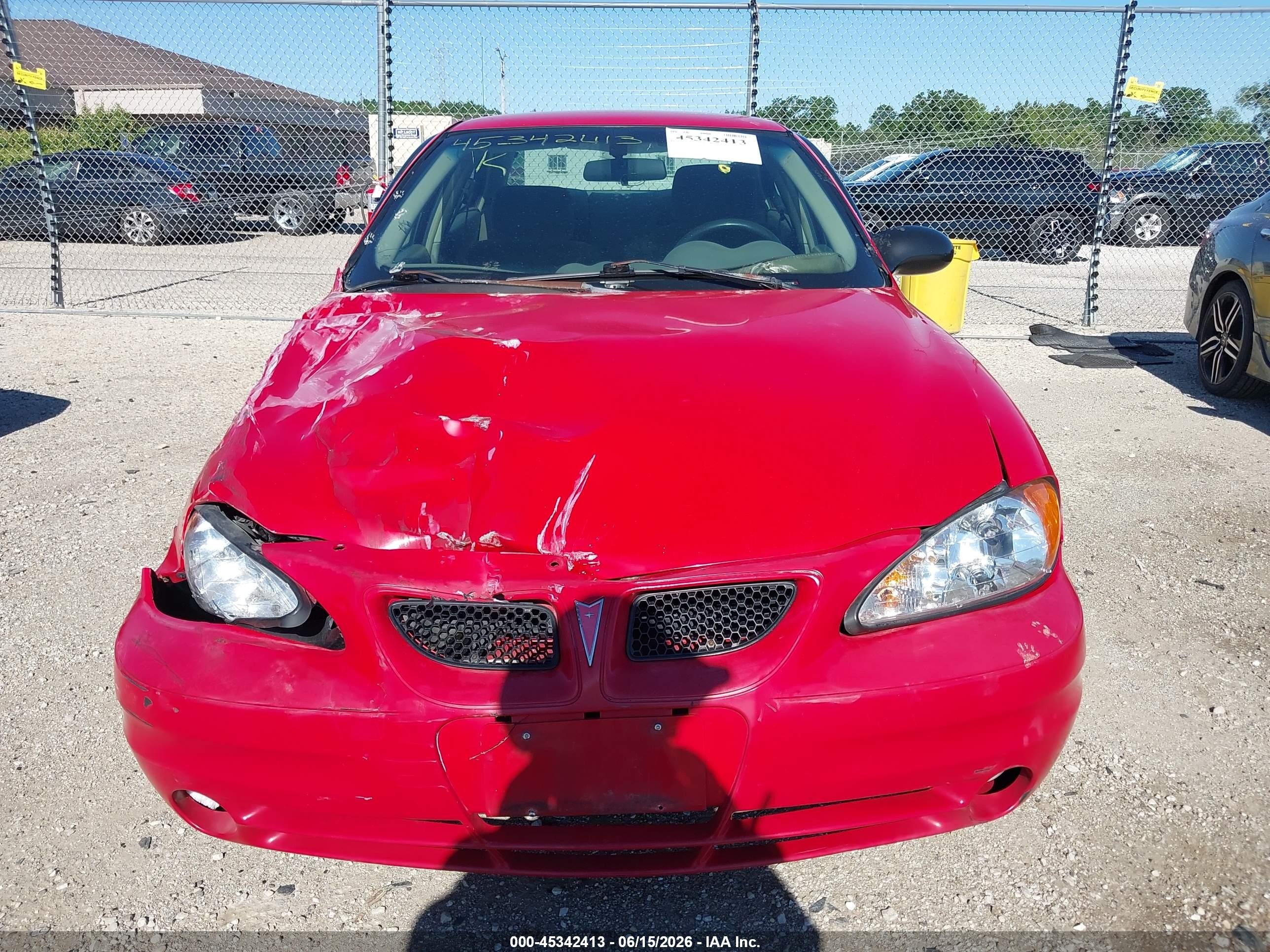 2003 Pontiac Grand Am Se1 Red vin: 1G2NF52FX3C273988