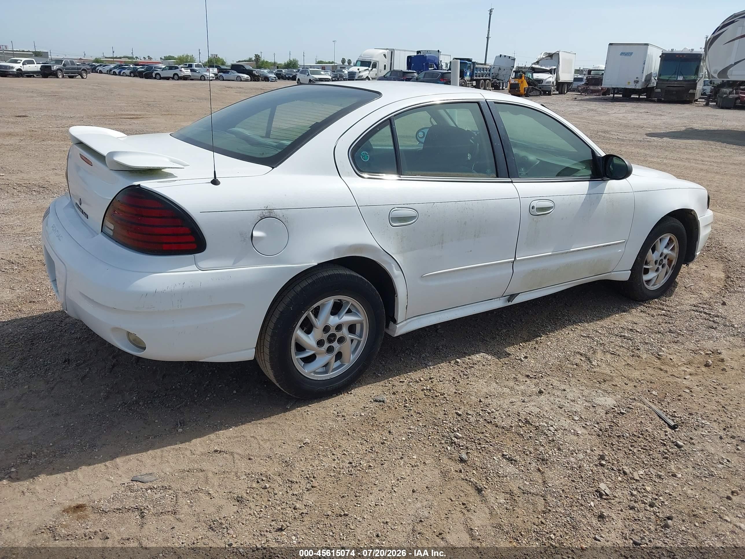 2003 Pontiac Grand Am Se1 White vin: 1G2NF52FX3C281475