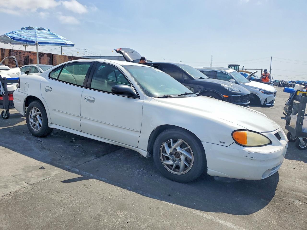 2003 Pontiac Grand Am Se1 White vin: 1G2NF52FX3C296591