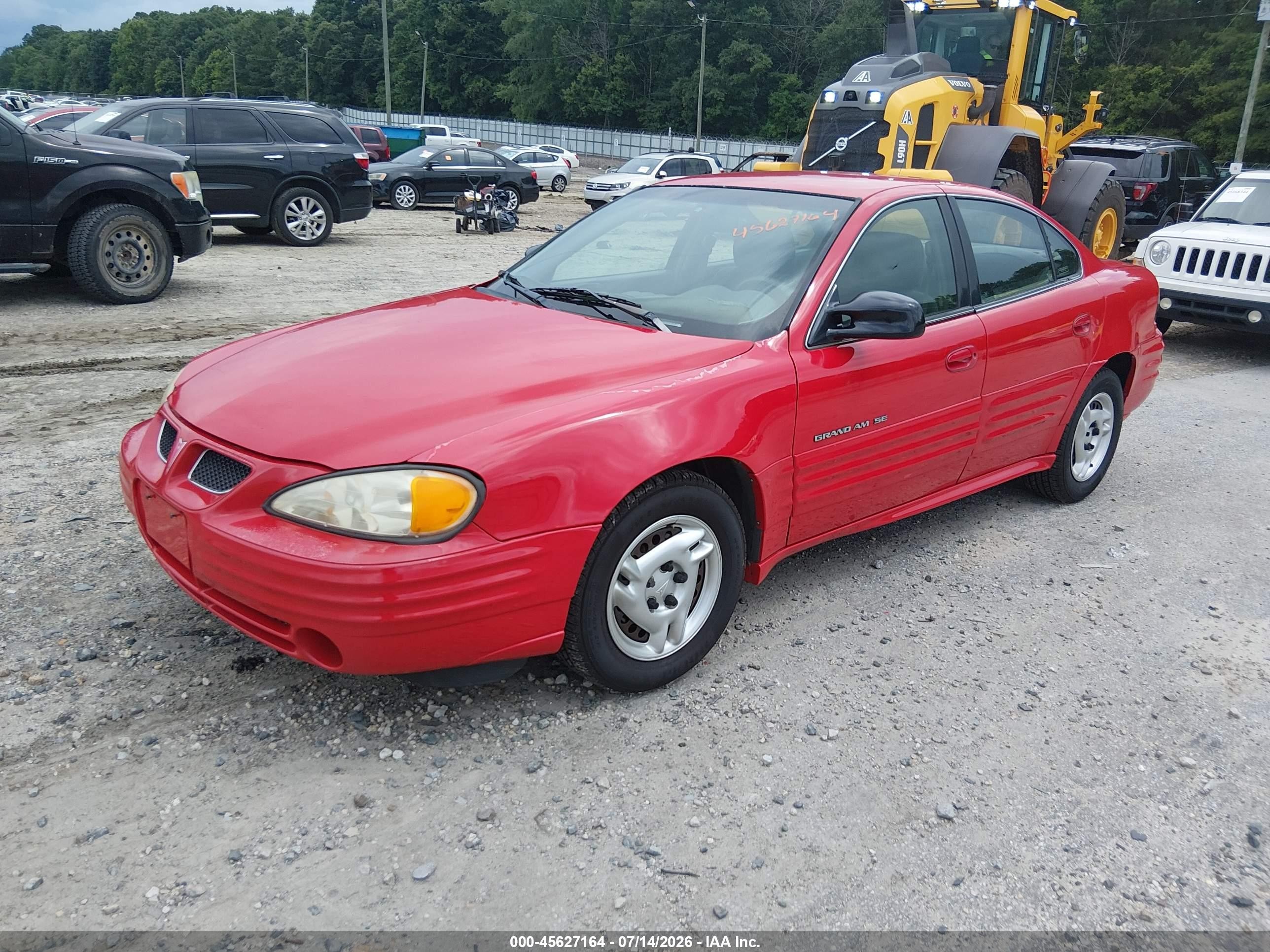 2000 Pontiac Grand Am Se1 Красный vin: 1G2NF52T5YM796066