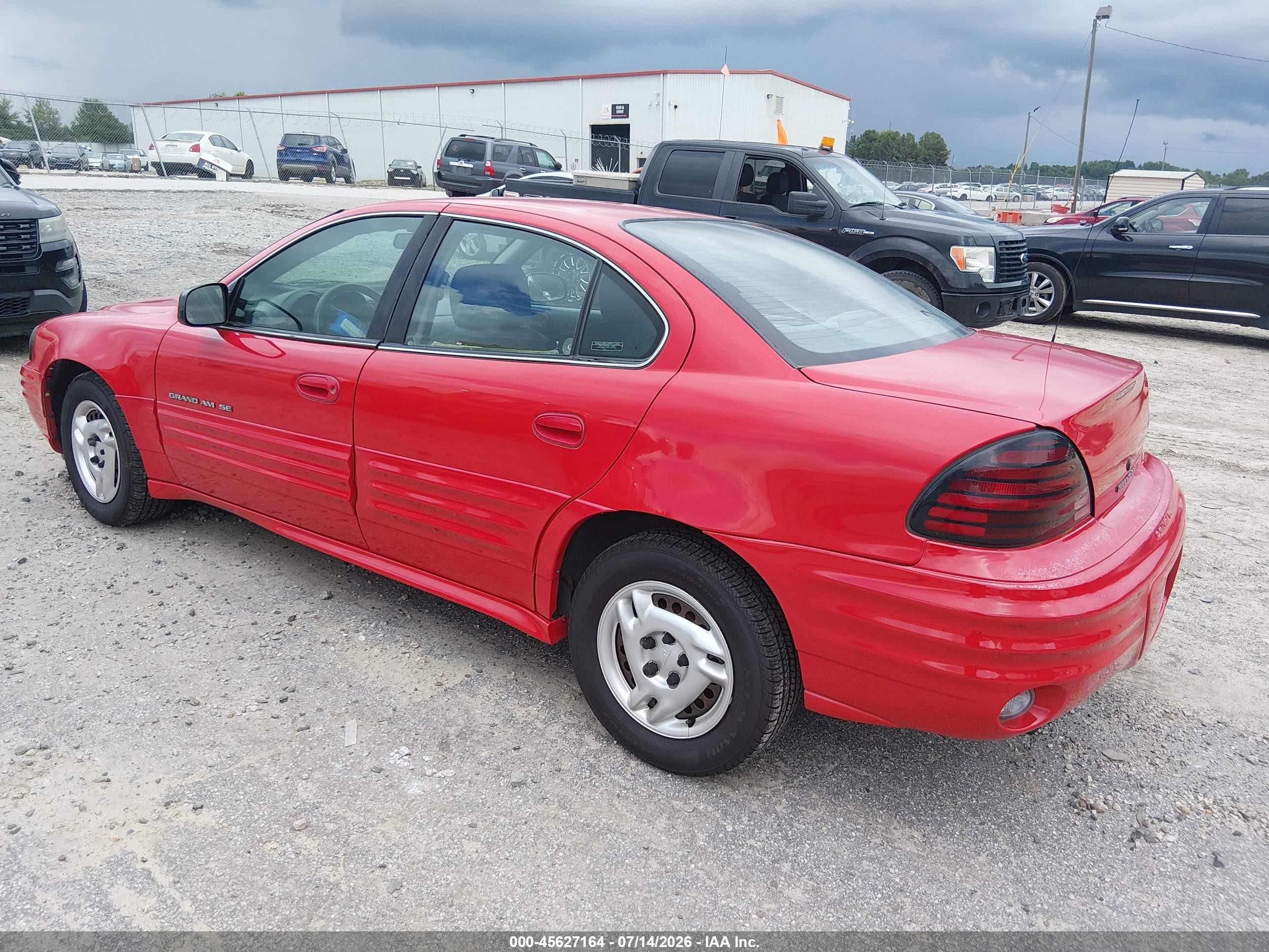 2000 Pontiac Grand Am Se1 Красный vin: 1G2NF52T5YM796066