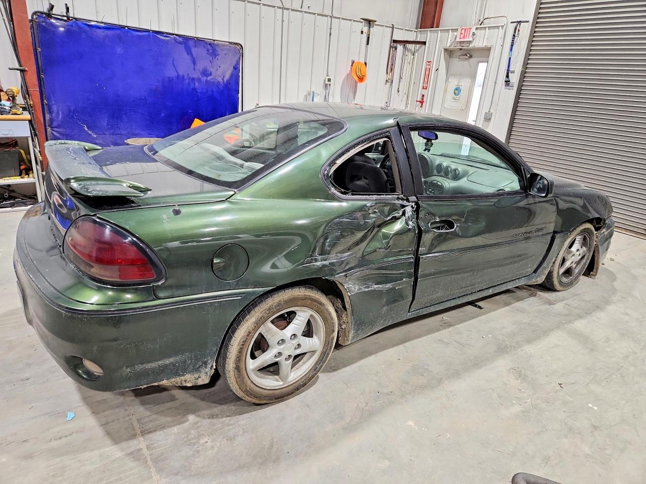 2000 Pontiac Grand Am Gt1 Green vin: 1G2NV12E2YM717630