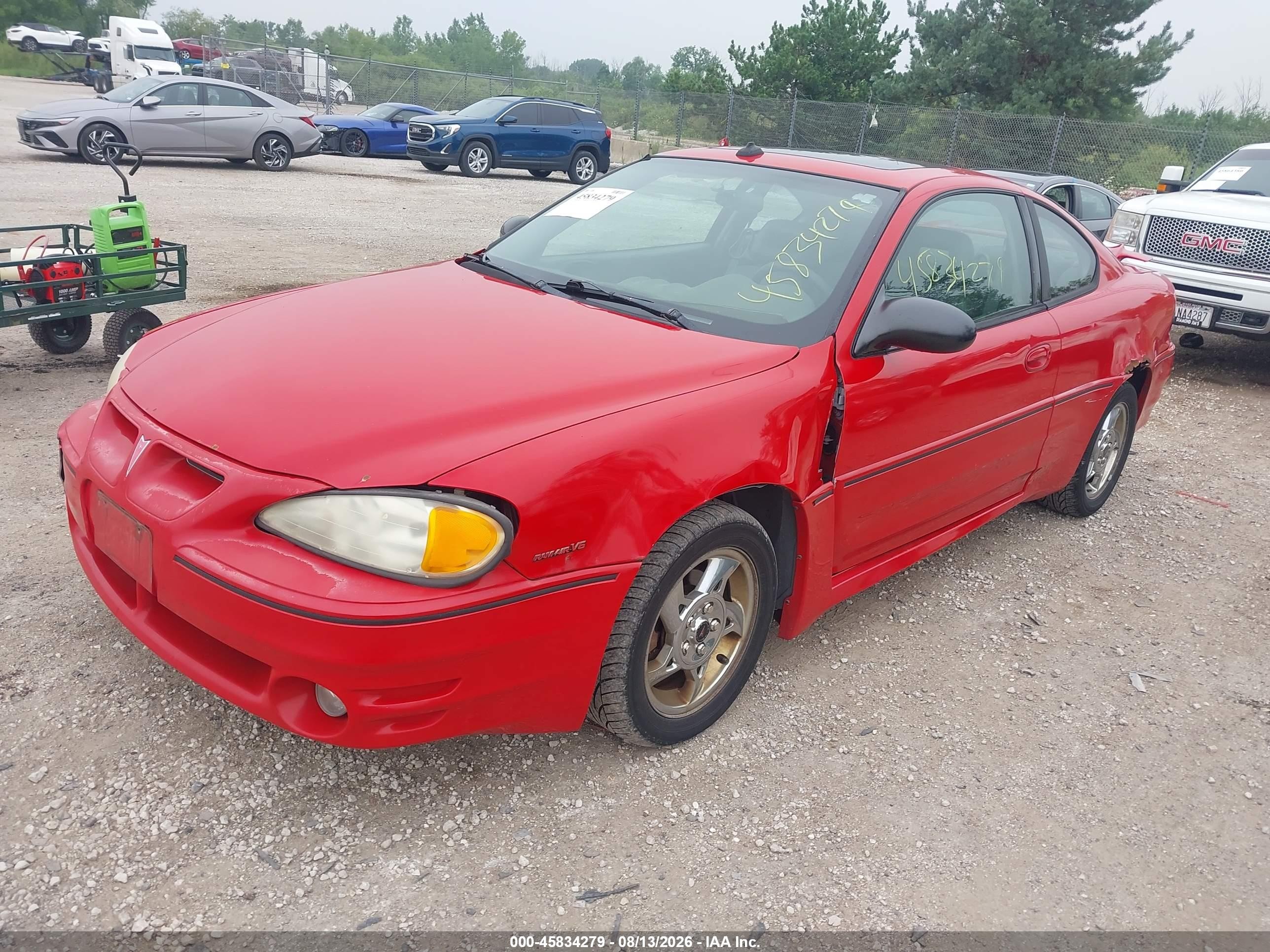 2004 Pontiac Grand Am Gt1 Red vin: 1G2NV12E44C129390