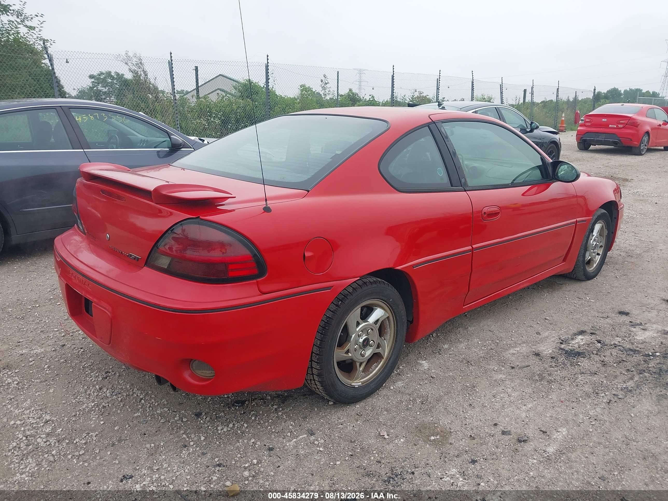 2004 Pontiac Grand Am Gt1 Red vin: 1G2NV12E44C129390