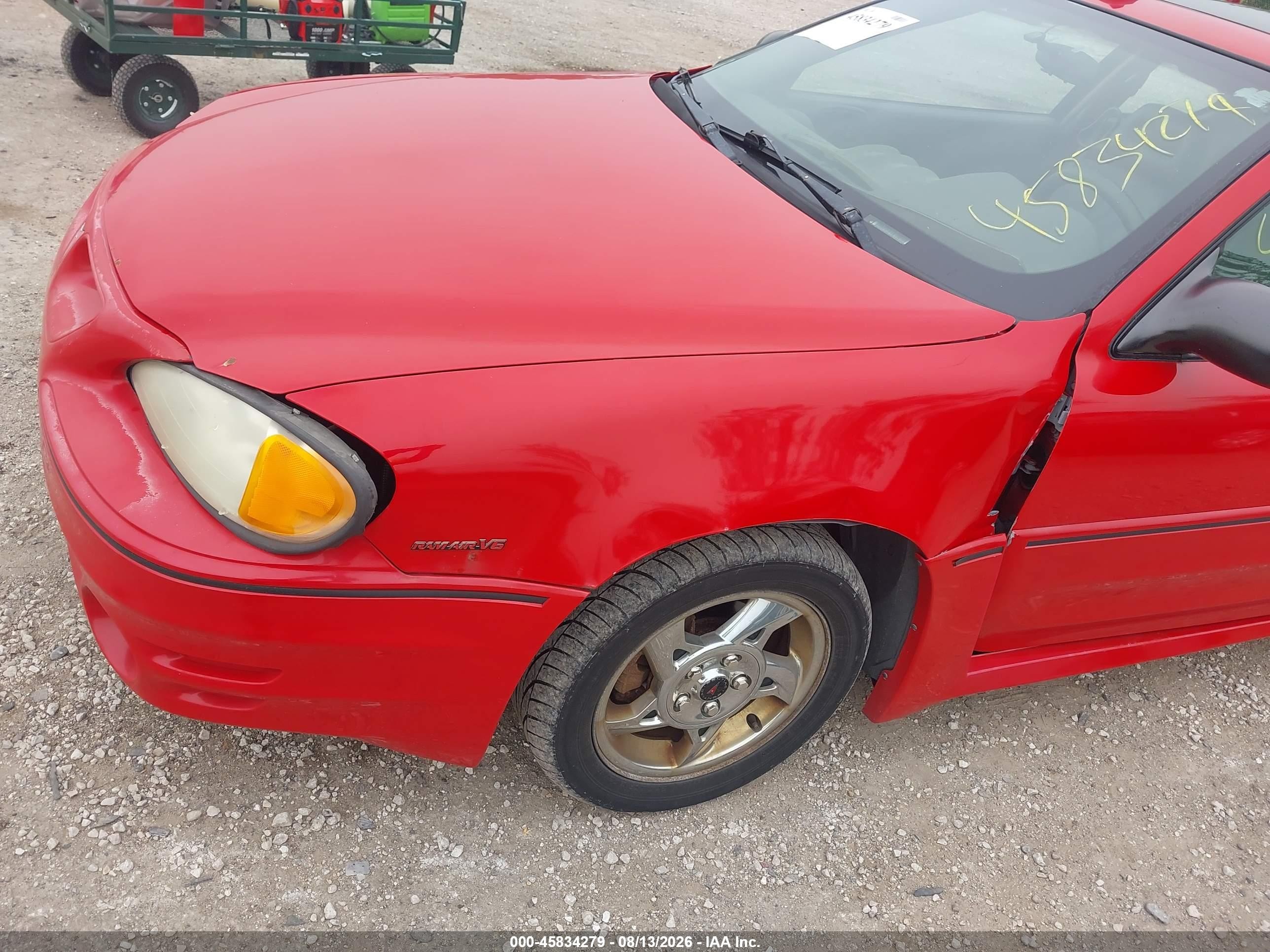 2004 Pontiac Grand Am Gt1 Red vin: 1G2NV12E44C129390