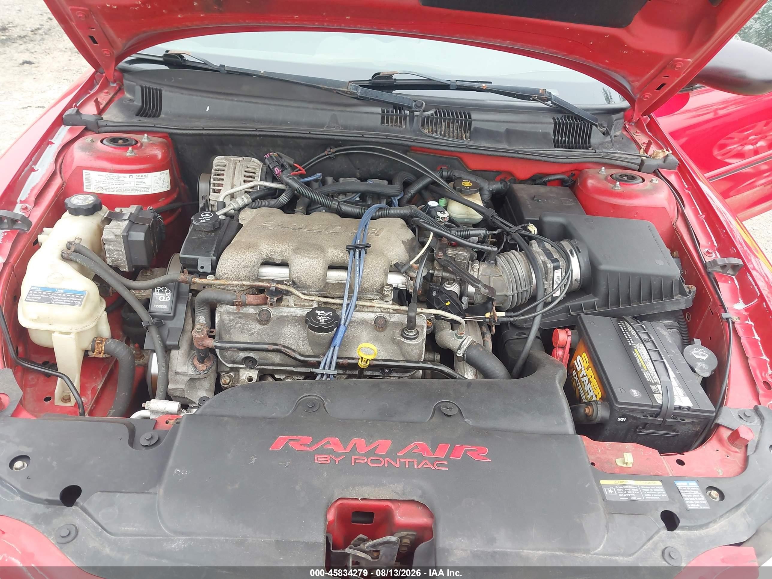 2004 Pontiac Grand Am Gt1 Red vin: 1G2NV12E44C129390