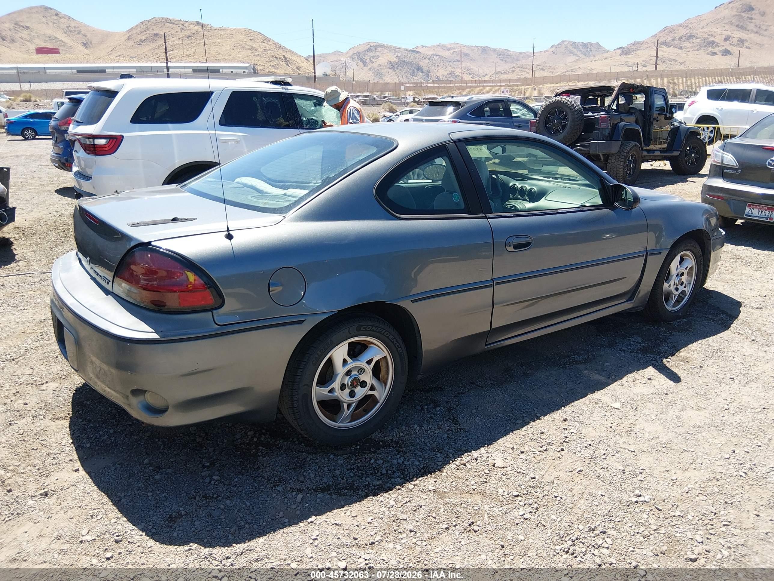 2005 Pontiac Grand Am Gt1 Gray vin: 1G2NV12E55M141284