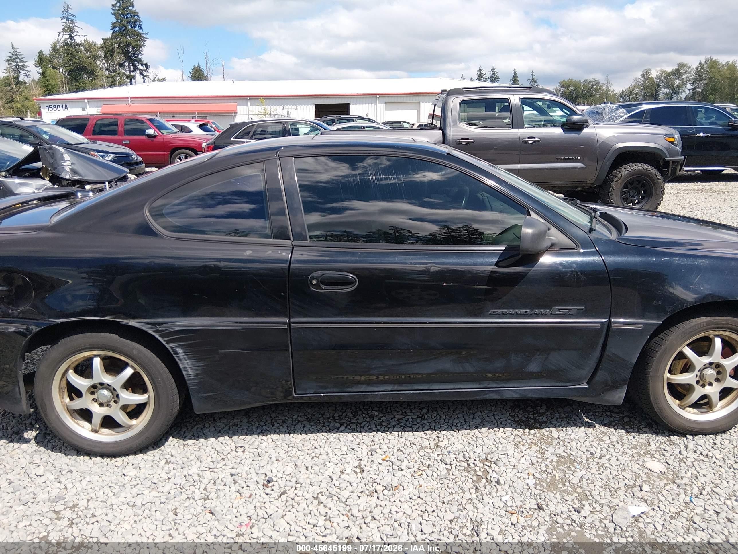 2001 Pontiac Grand Am Gt1 Черный vin: 1G2NV12E71M547206
