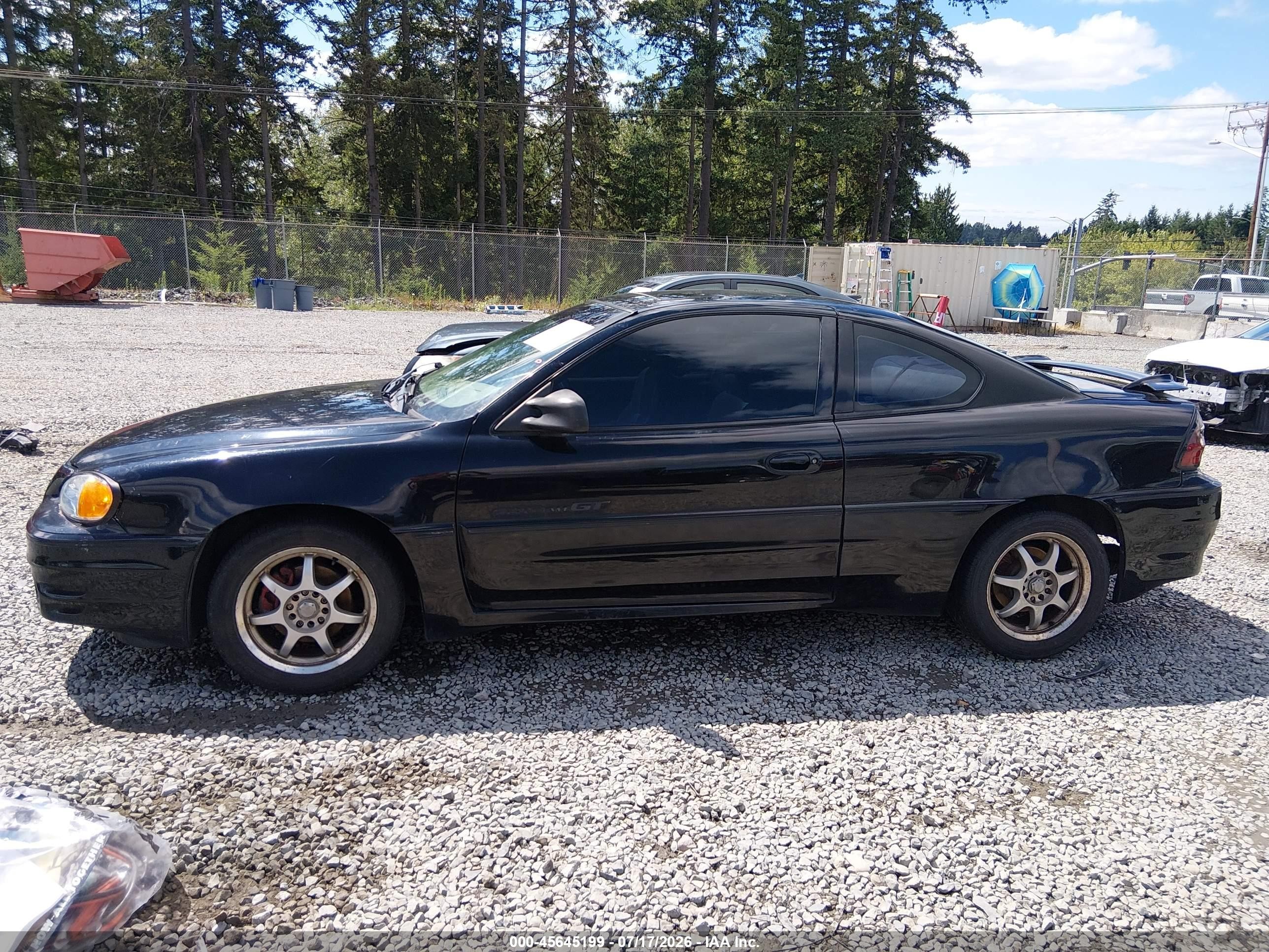 2001 Pontiac Grand Am Gt1 Черный vin: 1G2NV12E71M547206