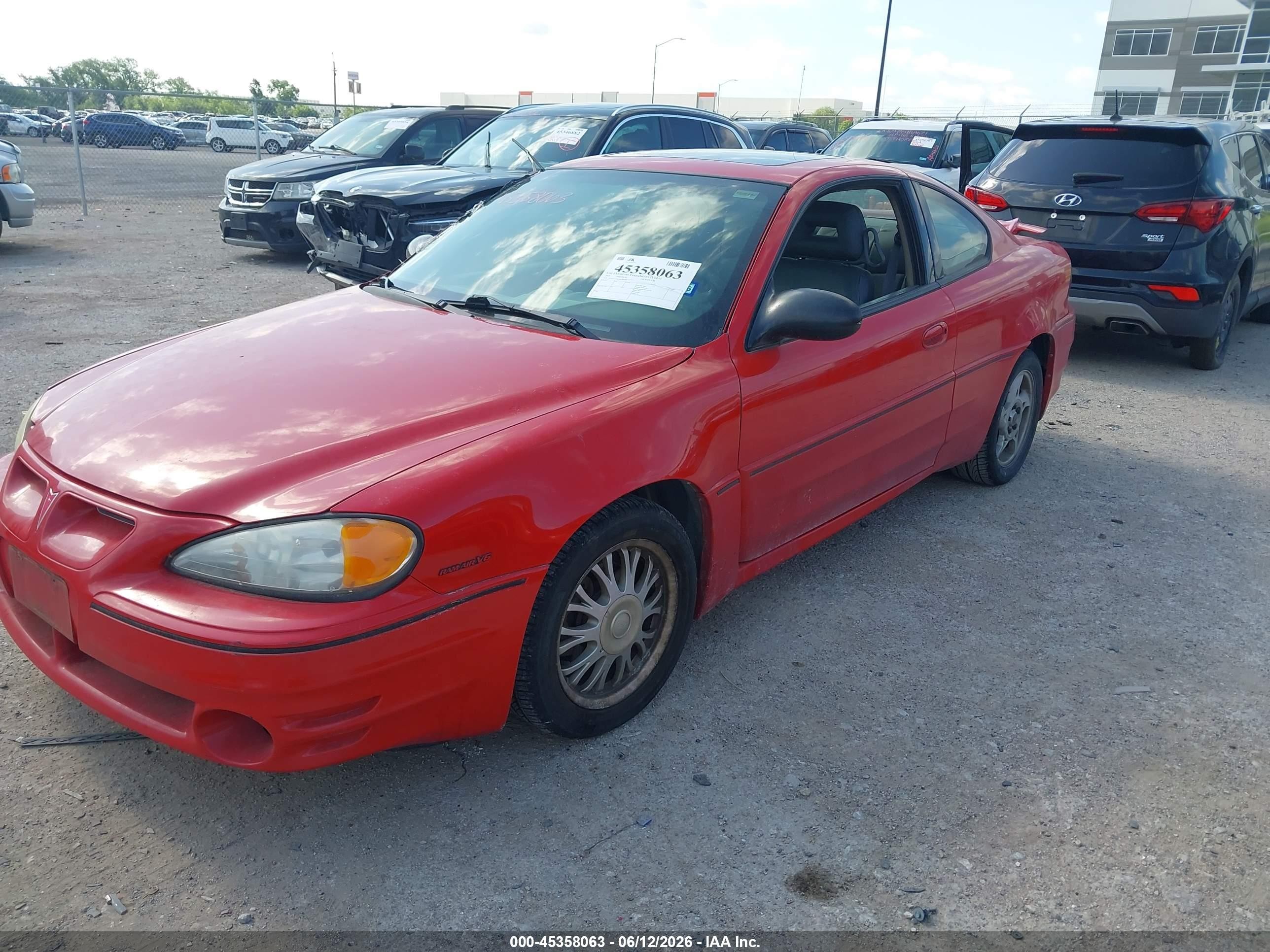 2005 Pontiac Grand Am Gt1 Red vin: 1G2NV12EX5M183675