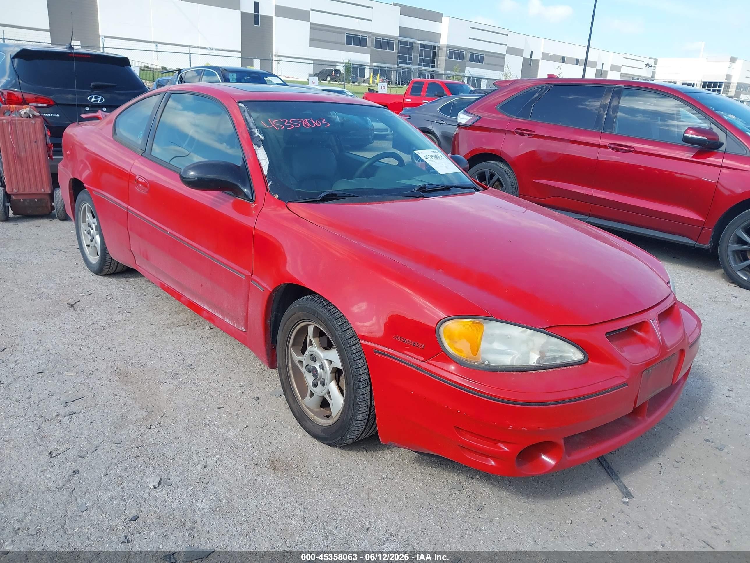 2005 Pontiac Grand Am Gt1 Red vin: 1G2NV12EX5M183675