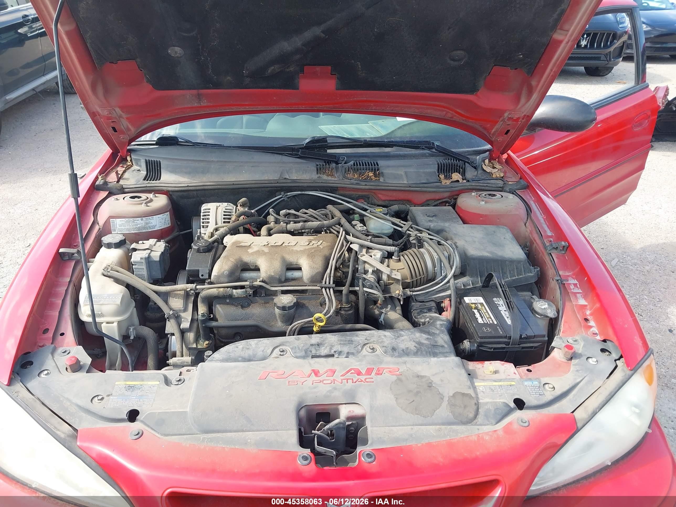 2005 Pontiac Grand Am Gt1 Red vin: 1G2NV12EX5M183675