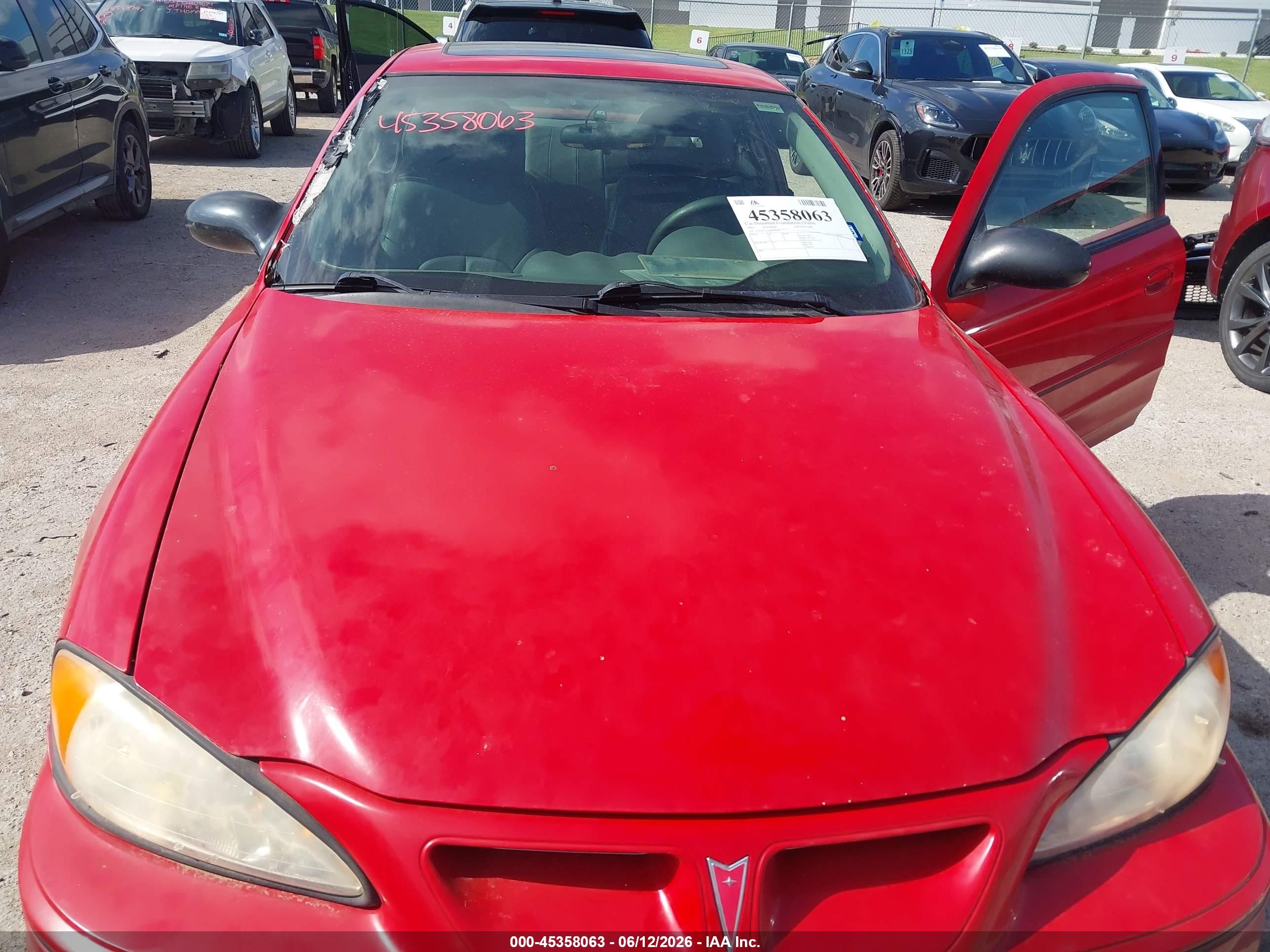 2005 Pontiac Grand Am Gt1 Red vin: 1G2NV12EX5M183675