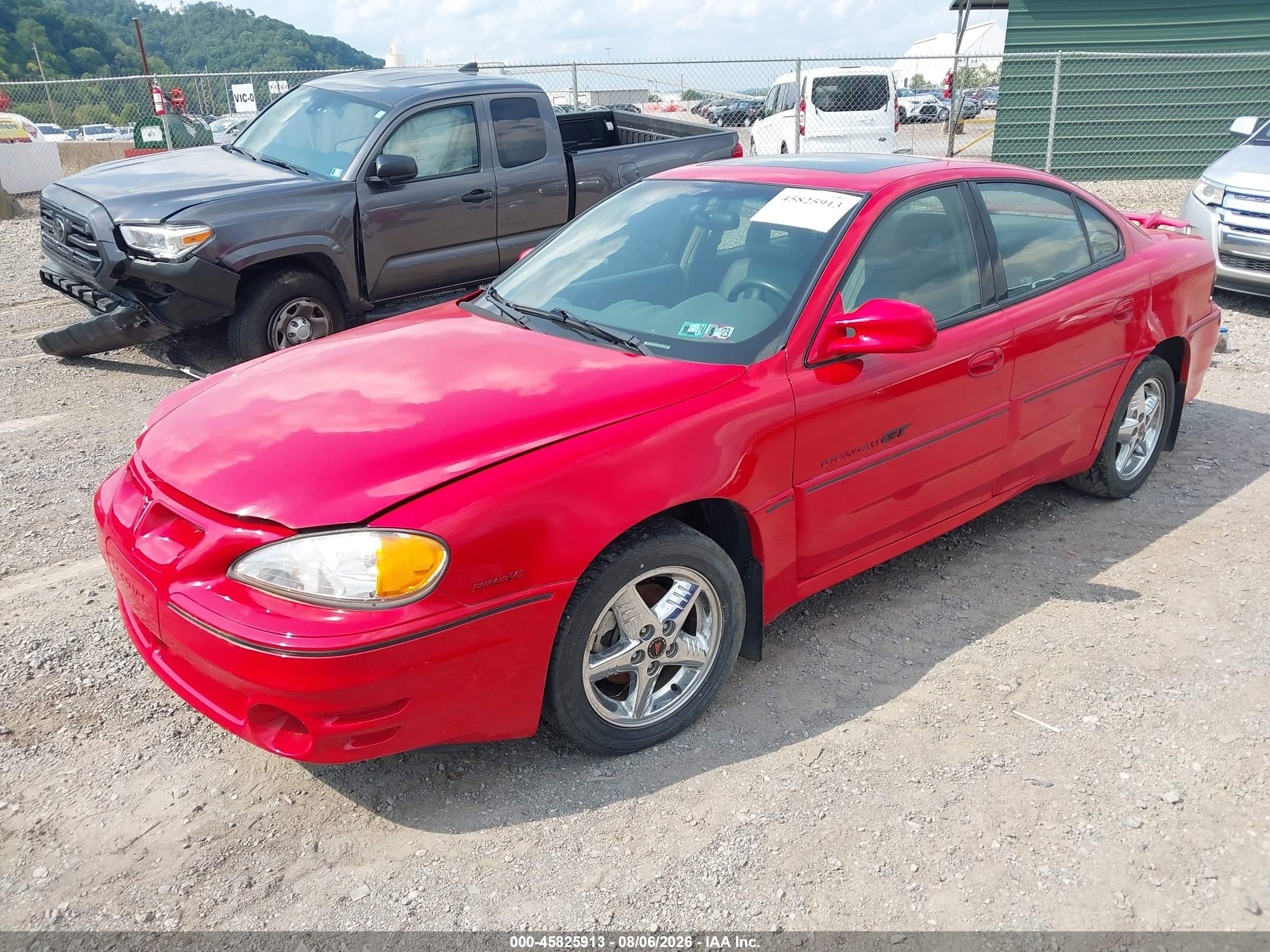 2001 Pontiac Grand Am Gt1 Red vin: 1G2NV52E01C164950