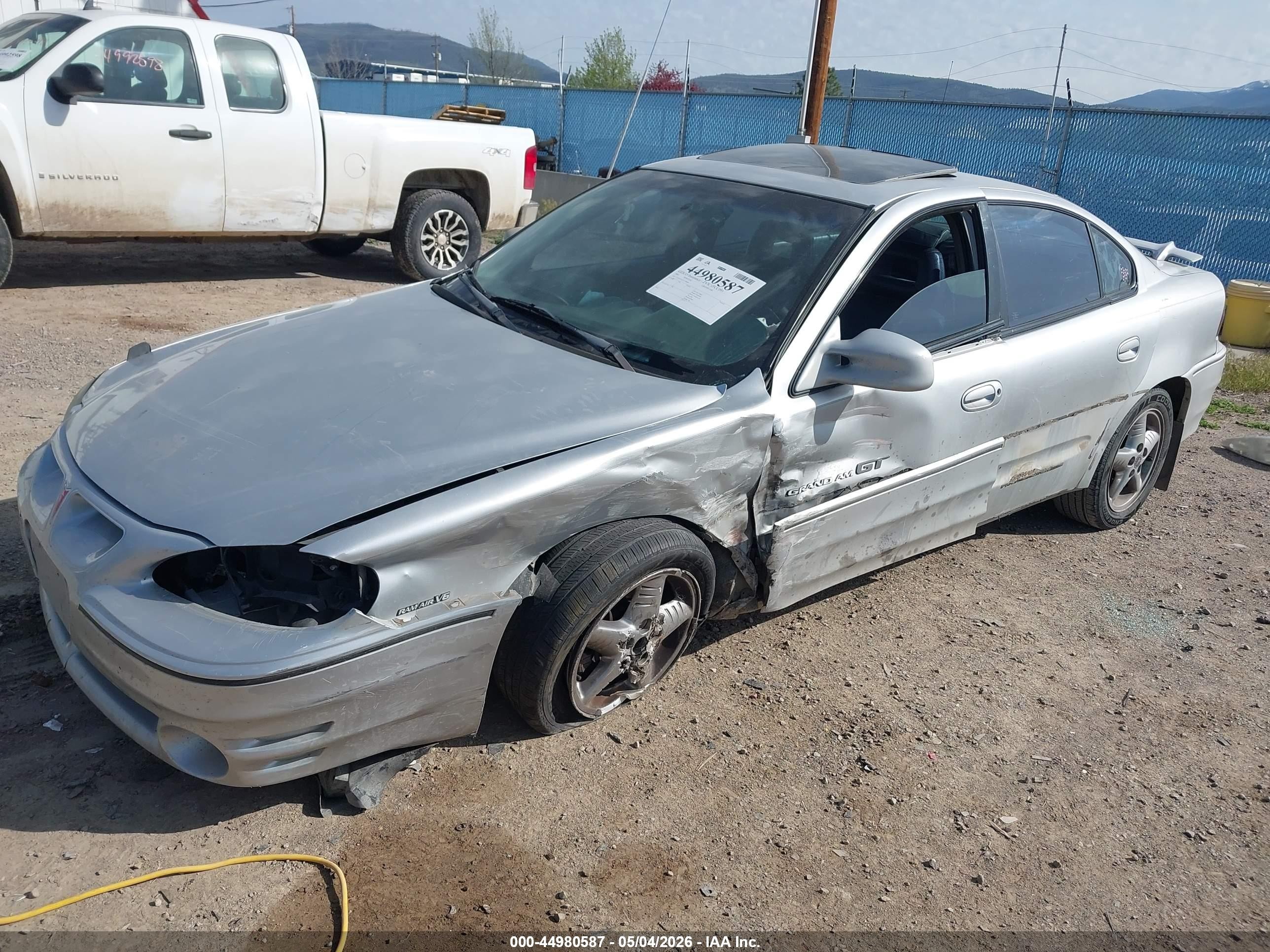2001 Pontiac Grand Am Gt1 Silver vin: 1G2NV52E31C168684