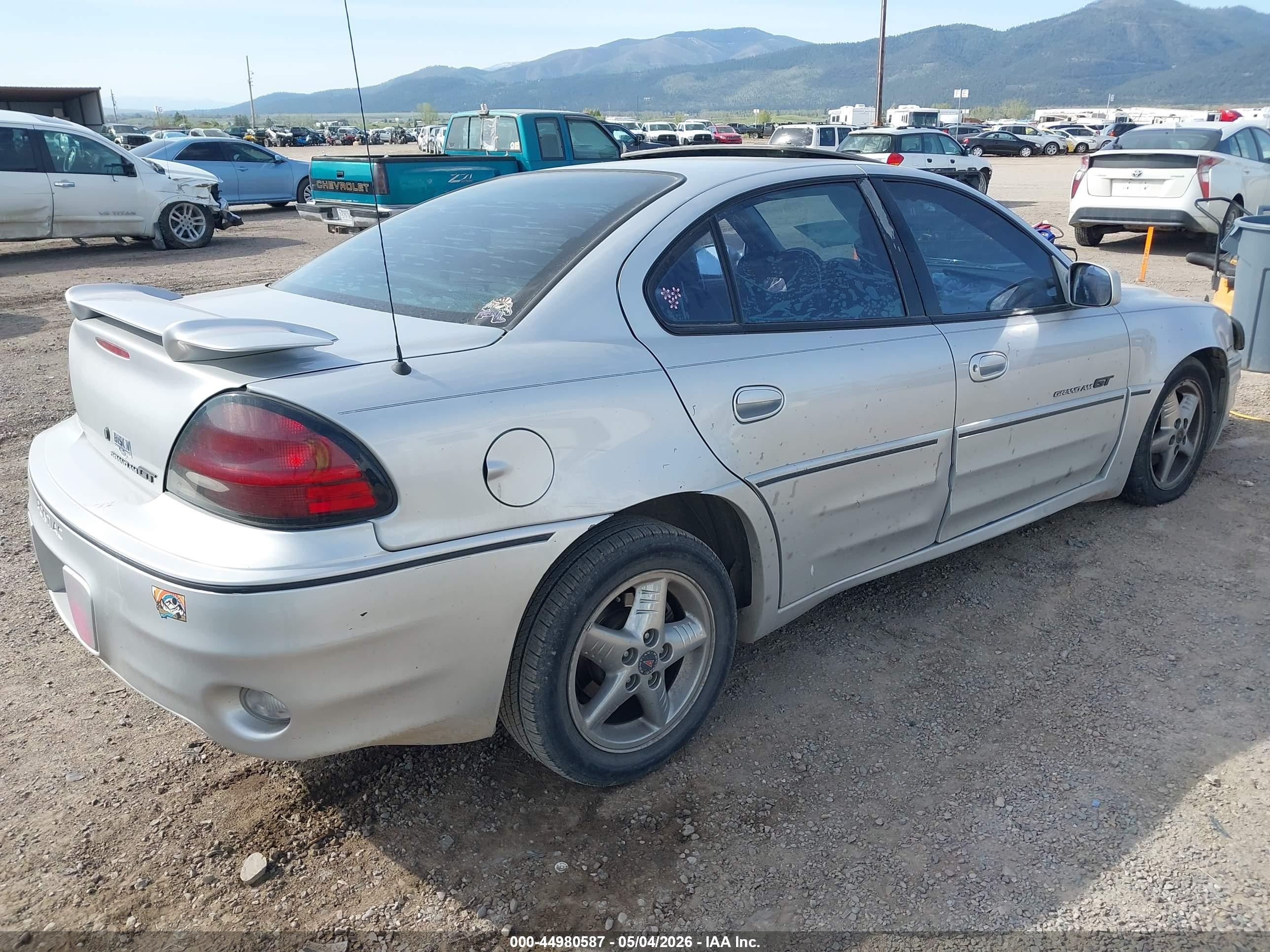 2001 Pontiac Grand Am Gt1 Silver vin: 1G2NV52E31C168684