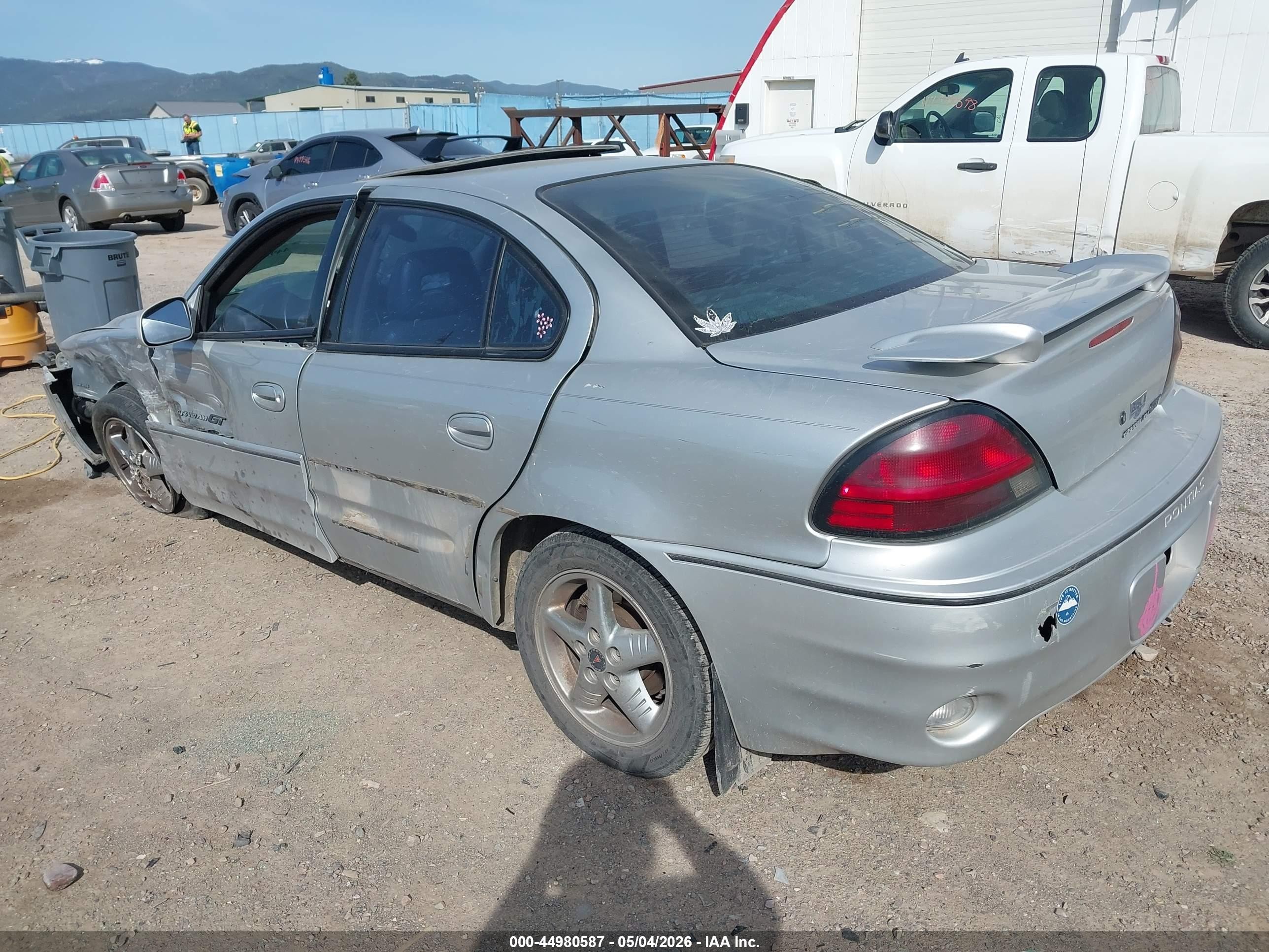 2001 Pontiac Grand Am Gt1 Silver vin: 1G2NV52E31C168684
