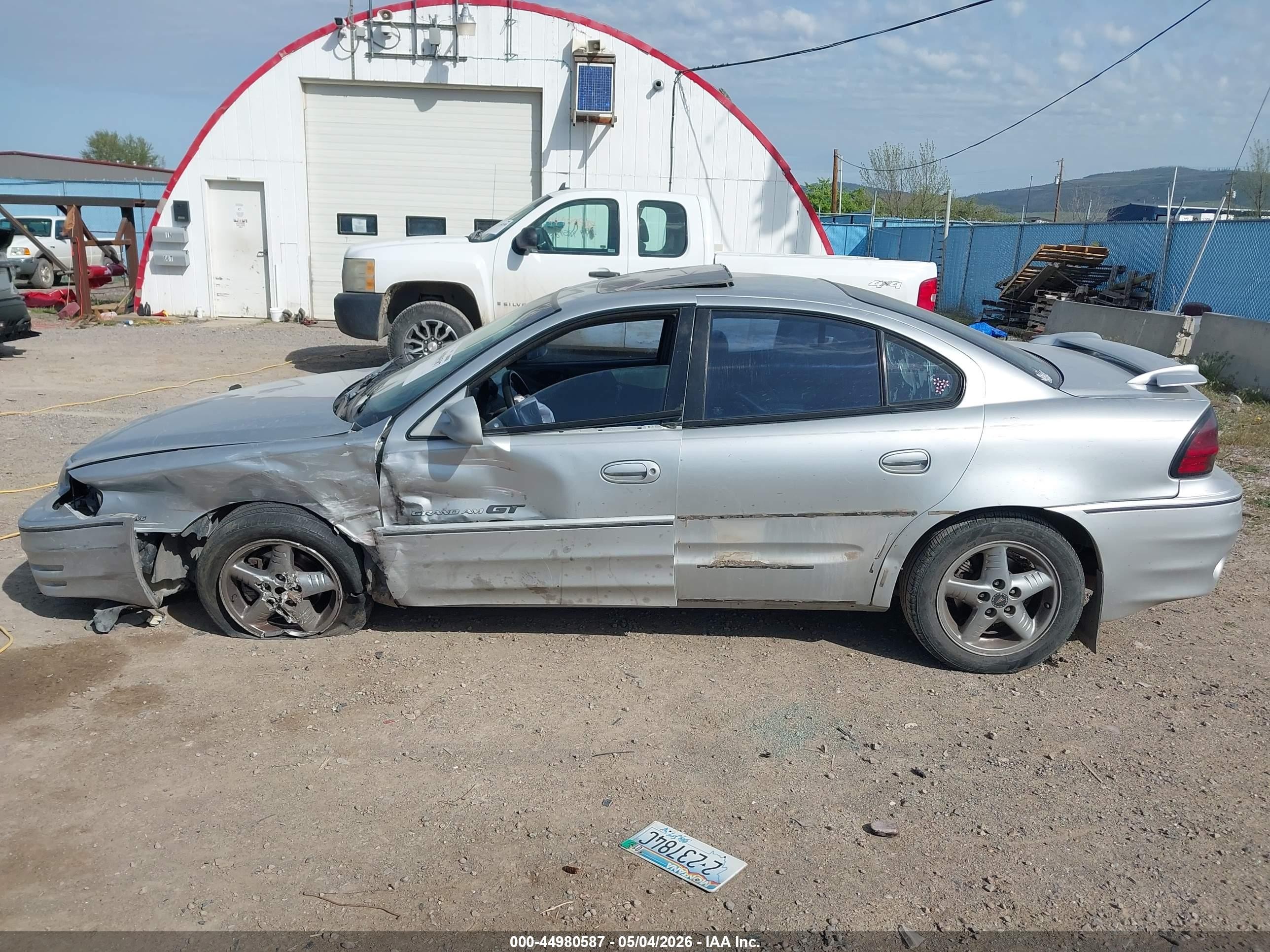 2001 Pontiac Grand Am Gt1 Silver vin: 1G2NV52E31C168684