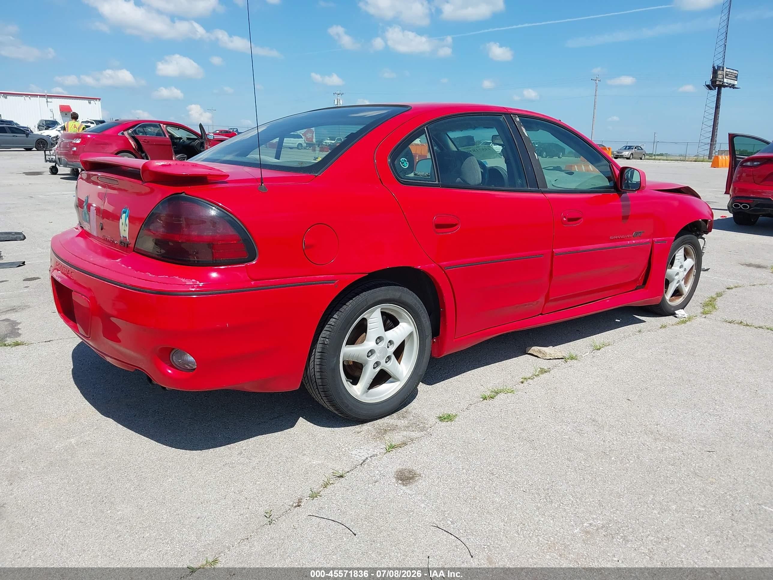 2000 Pontiac Grand Am Gt1 Red vin: 1G2NV52E3YM742656
