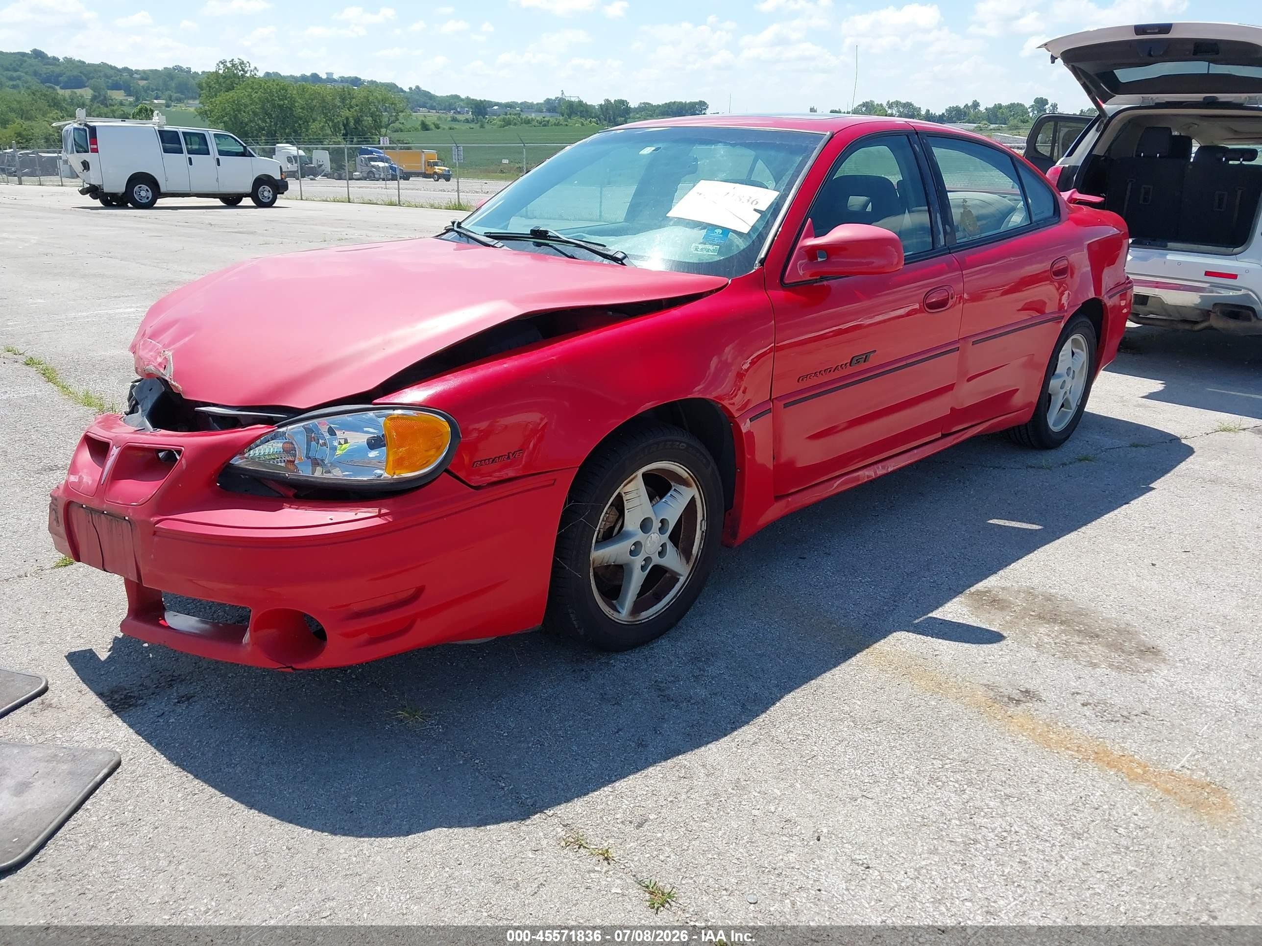 2000 Pontiac Grand Am Gt1 Red vin: 1G2NV52E3YM742656