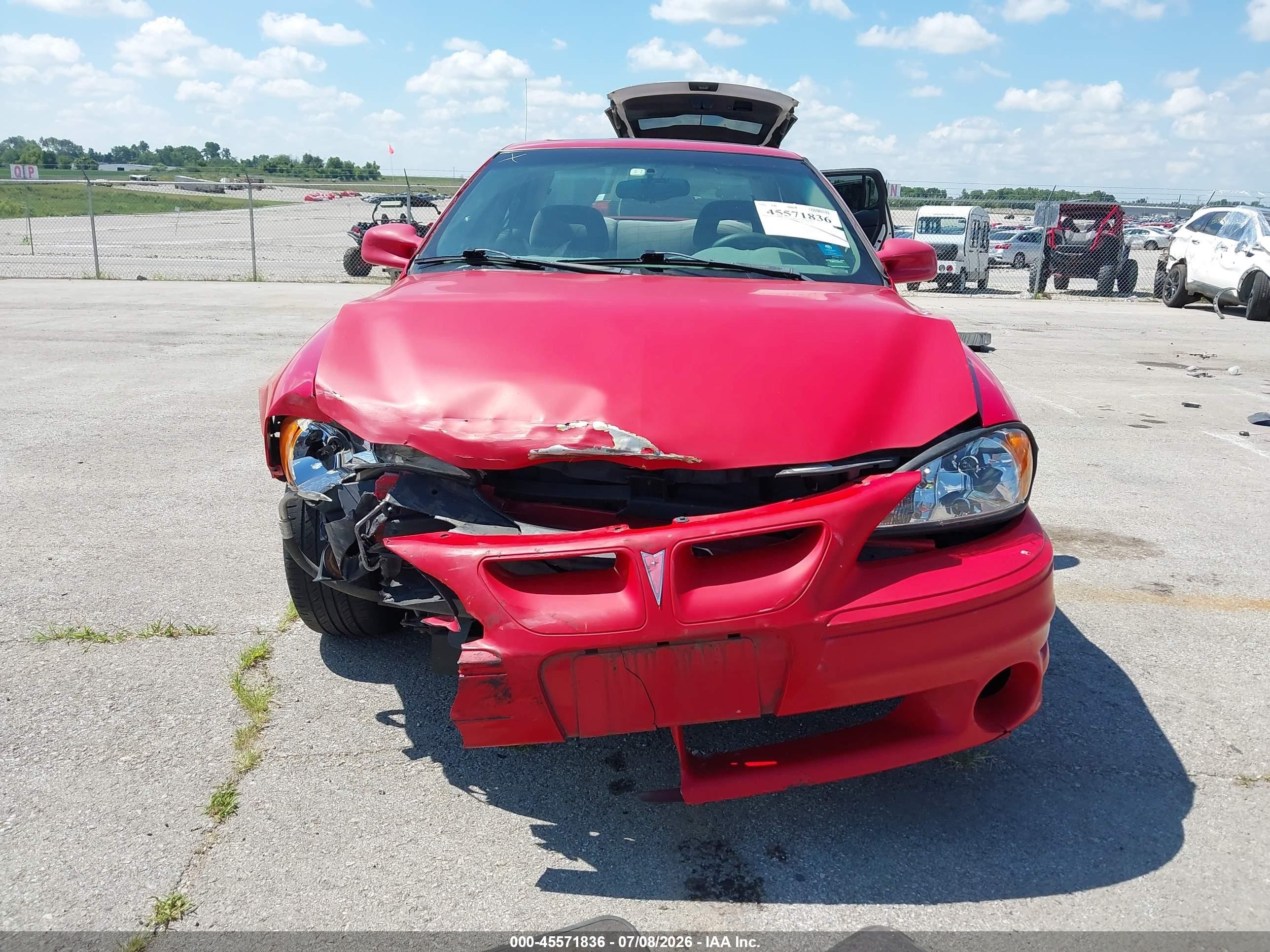 2000 Pontiac Grand Am Gt1 Red vin: 1G2NV52E3YM742656