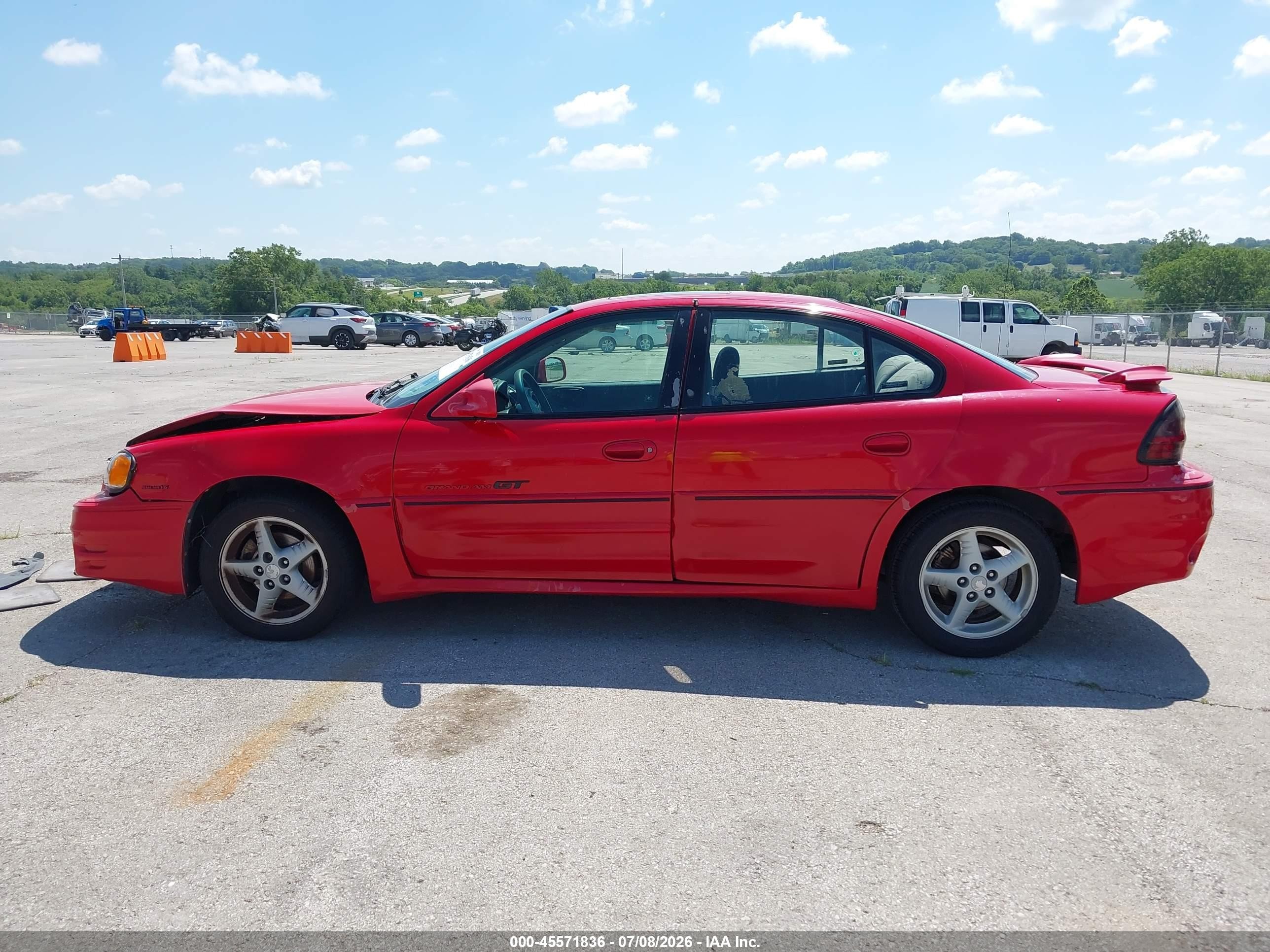 2000 Pontiac Grand Am Gt1 Red vin: 1G2NV52E3YM742656
