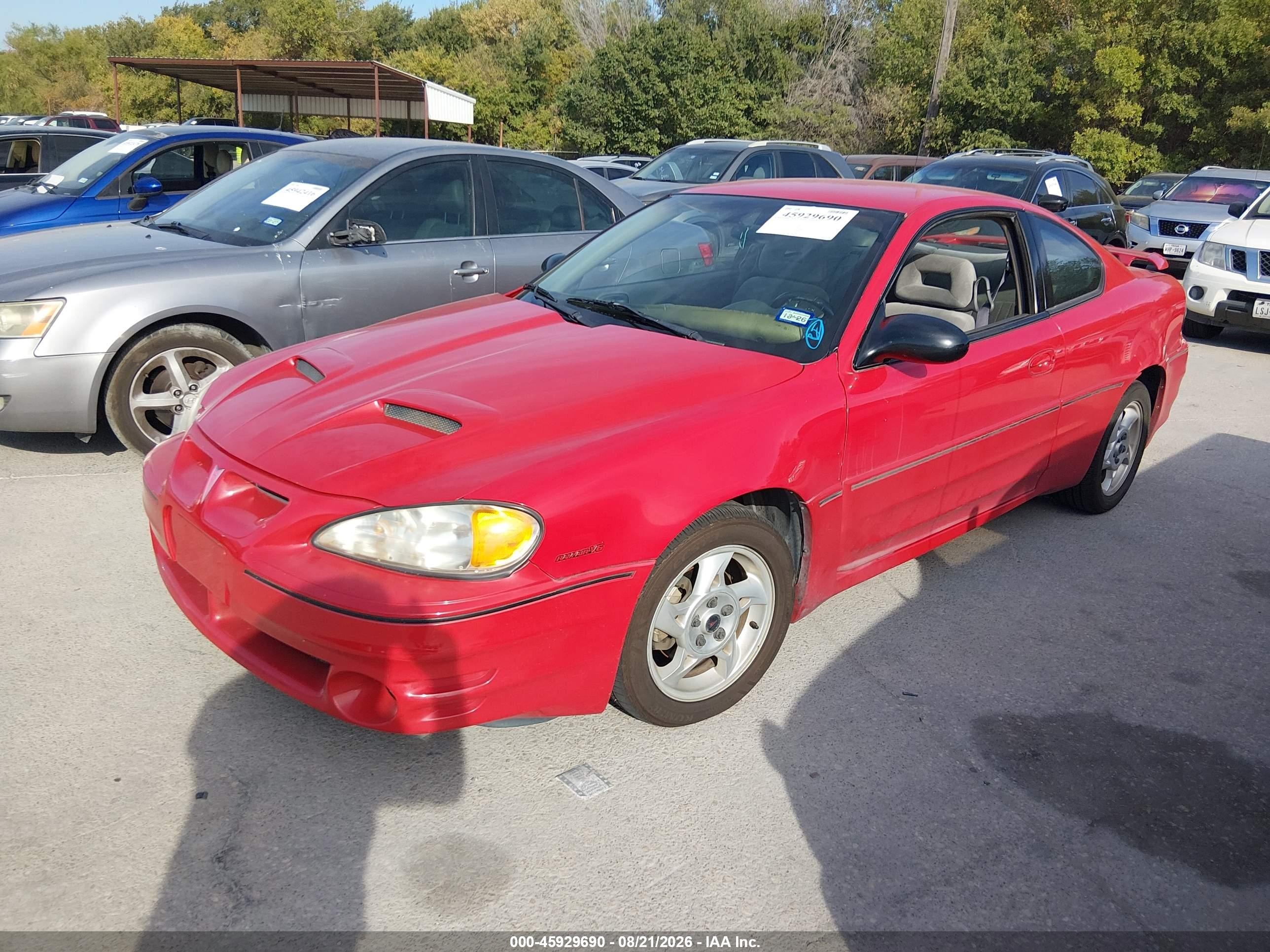 2003 Pontiac Grand Am Gt Красный vin: 1G2NW12E03C150121