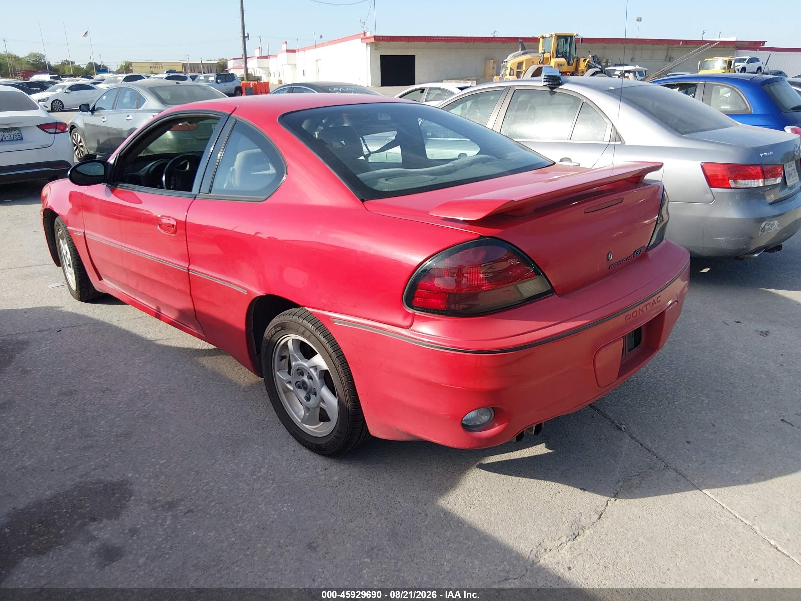 2003 Pontiac Grand Am Gt Красный vin: 1G2NW12E03C150121