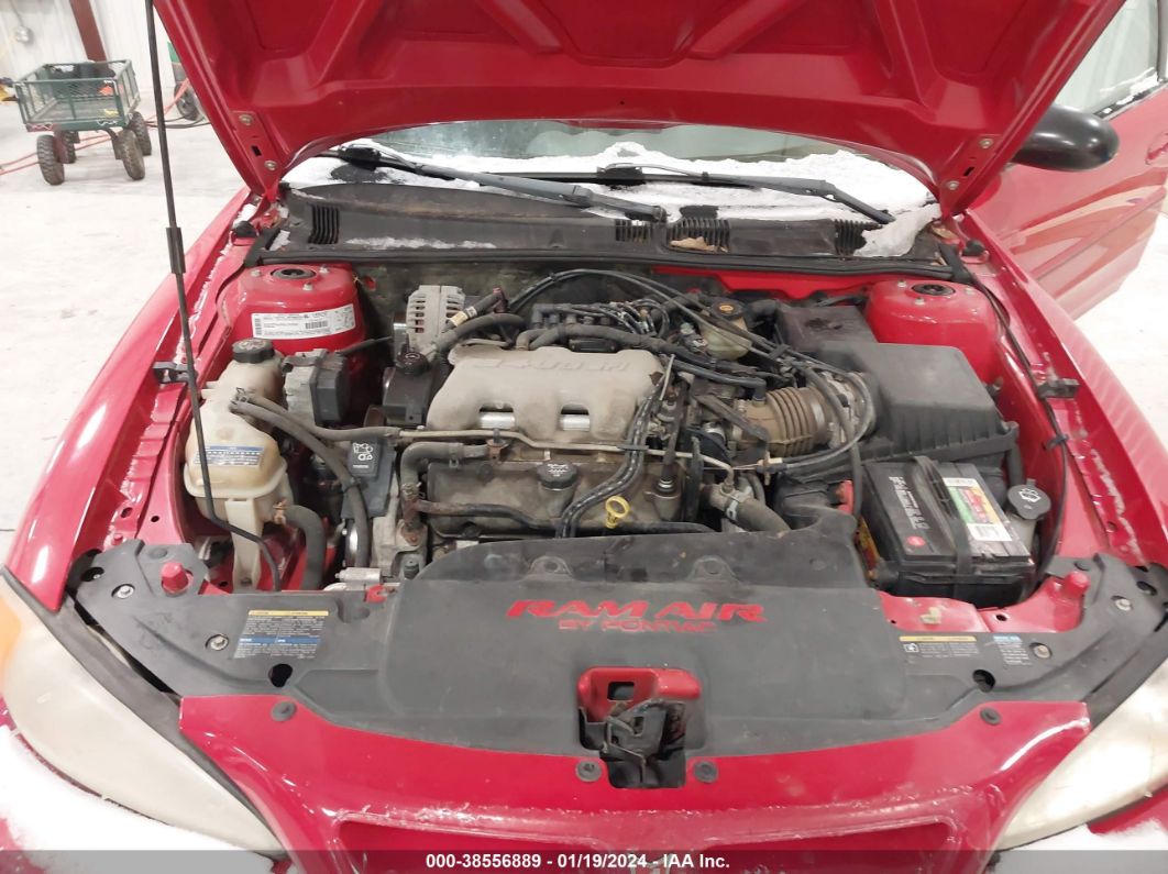2003 Pontiac Grand Am Gt Red vin: 1G2NW12E43C209803