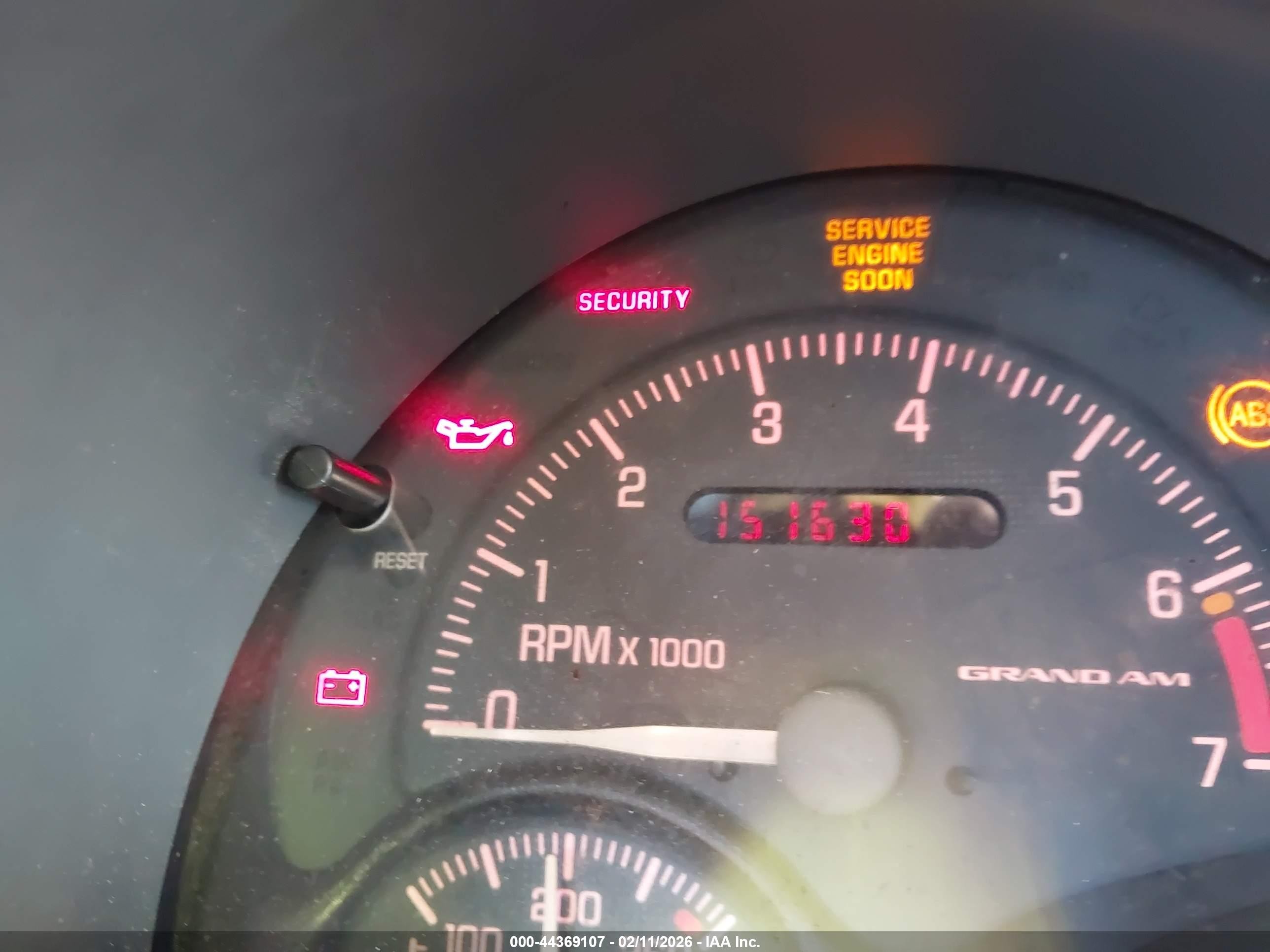 2000 Pontiac Grand Am Gt Red vin: 1G2NW12E8YM800721