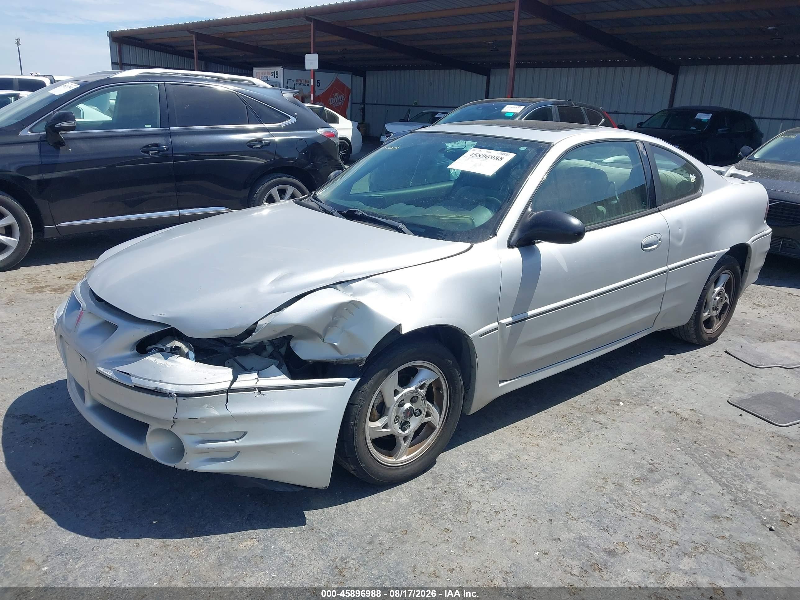 2004 Pontiac Grand Am Gt Серый vin: 1G2NW12E94C150765
