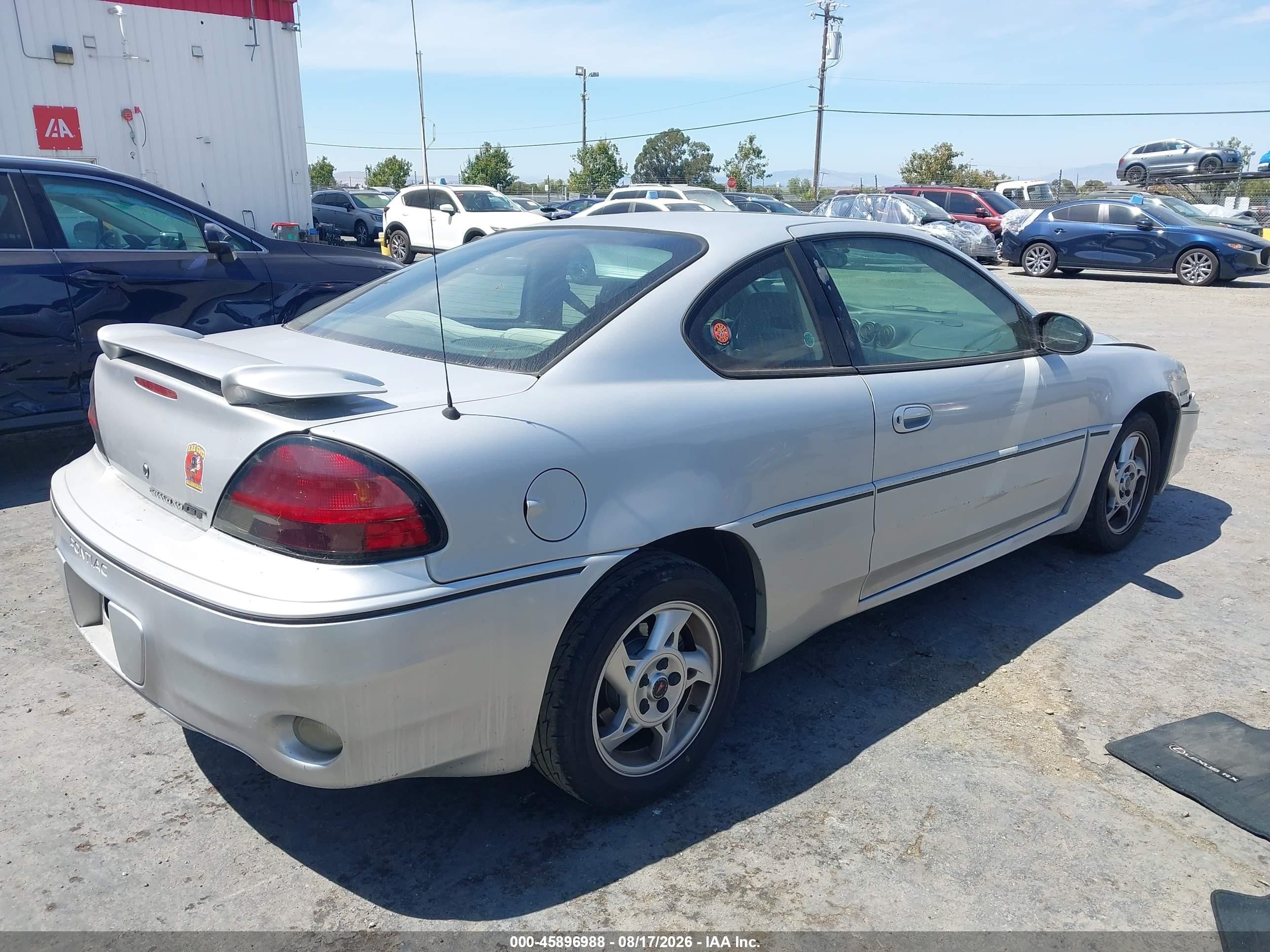 2004 Pontiac Grand Am Gt Серый vin: 1G2NW12E94C150765
