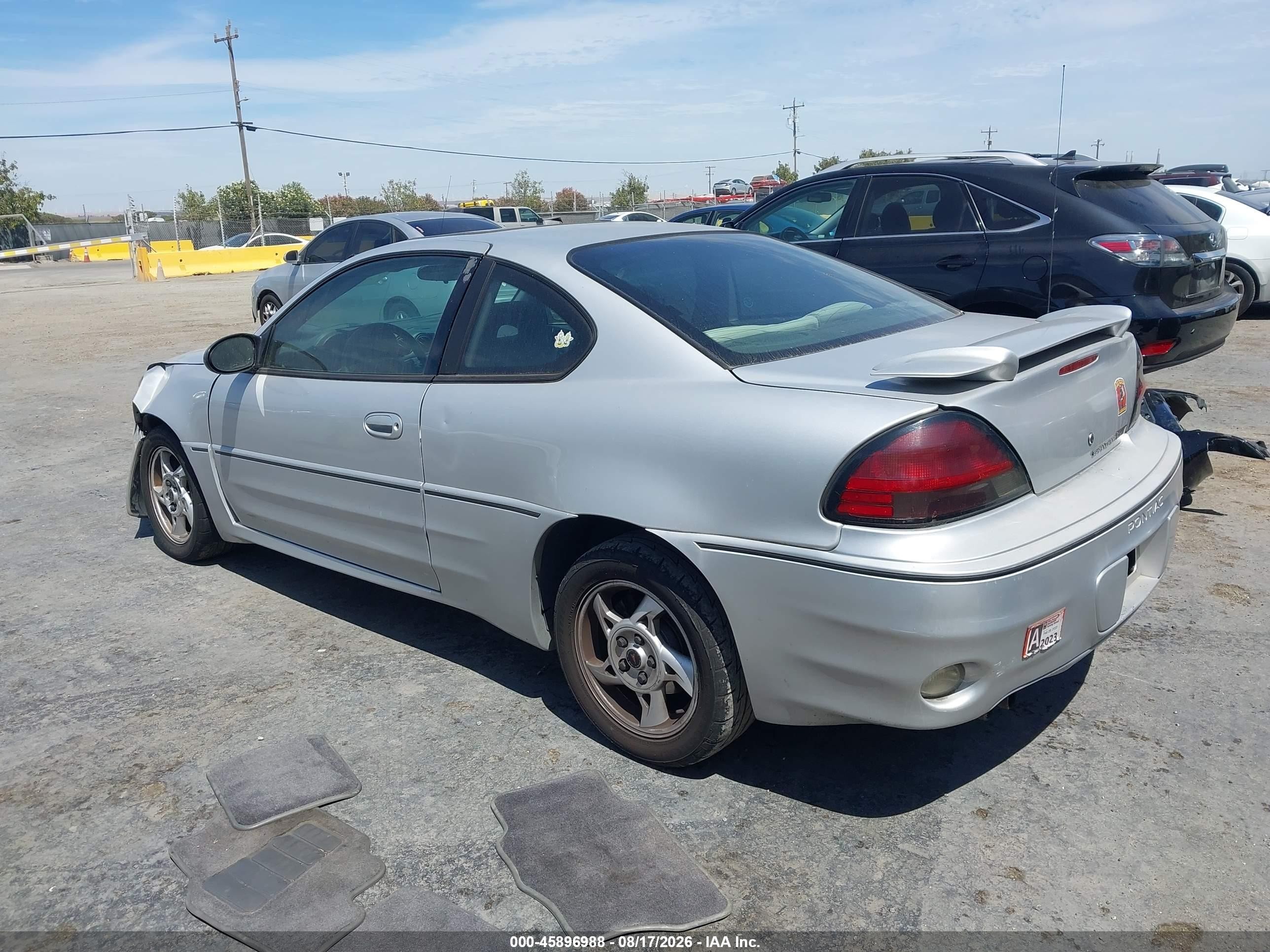 2004 Pontiac Grand Am Gt Серый vin: 1G2NW12E94C150765