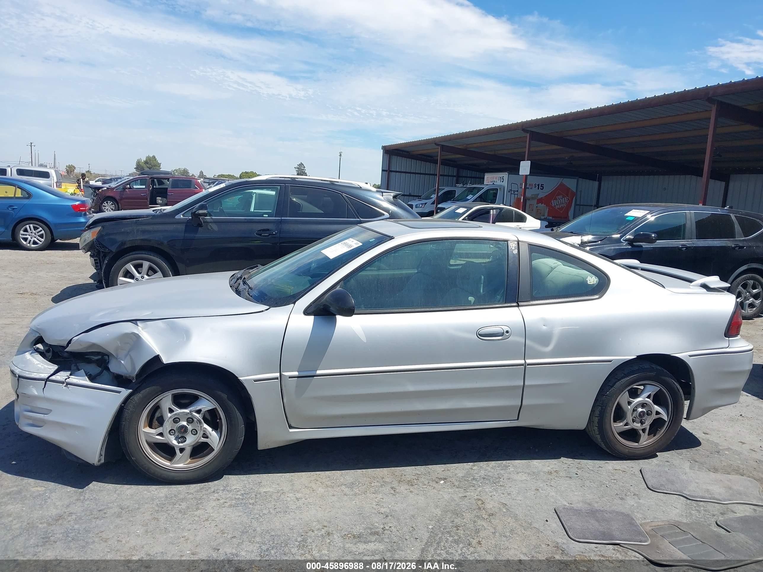 2004 Pontiac Grand Am Gt Серый vin: 1G2NW12E94C150765