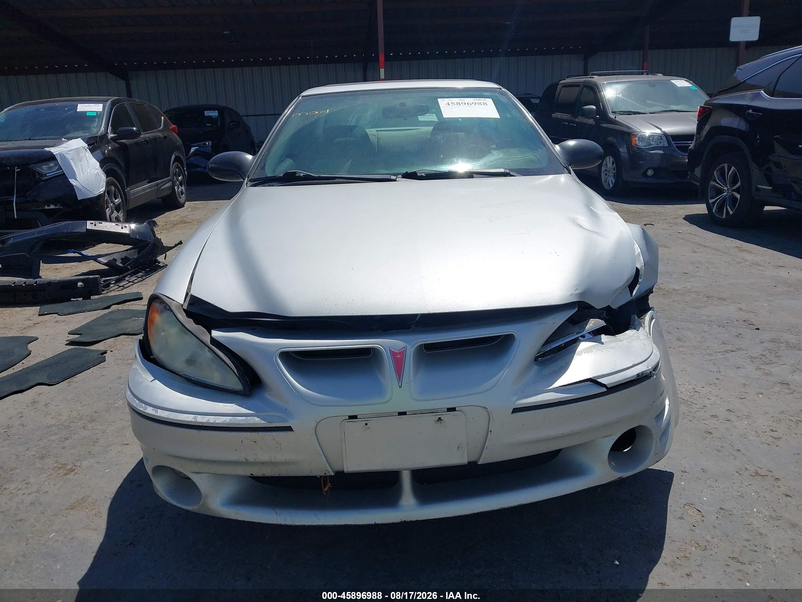 2004 Pontiac Grand Am Gt Серый vin: 1G2NW12E94C150765