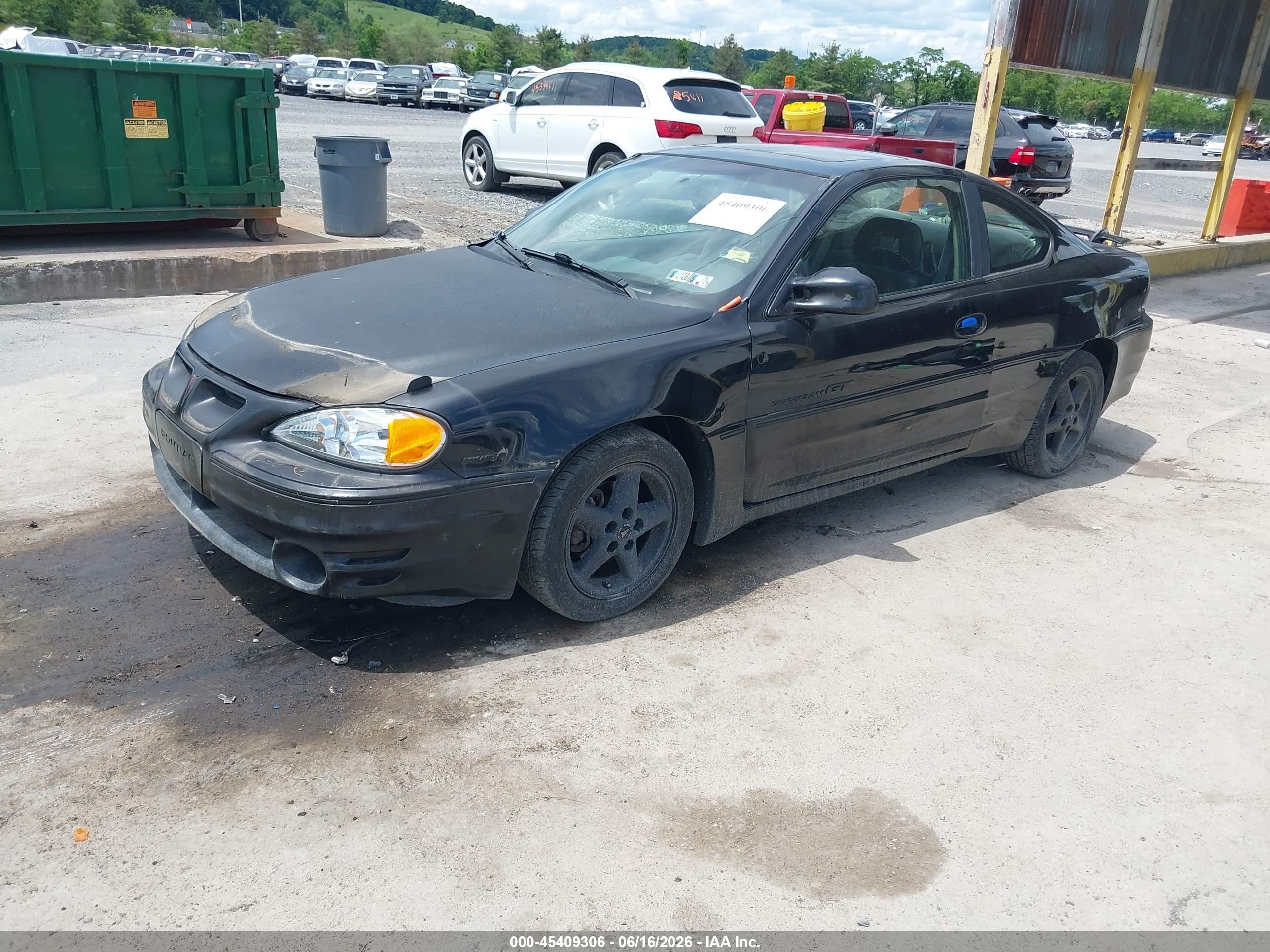 2001 Pontiac Grand Am Gt Black vin: 1G2NW12EX1C278783
