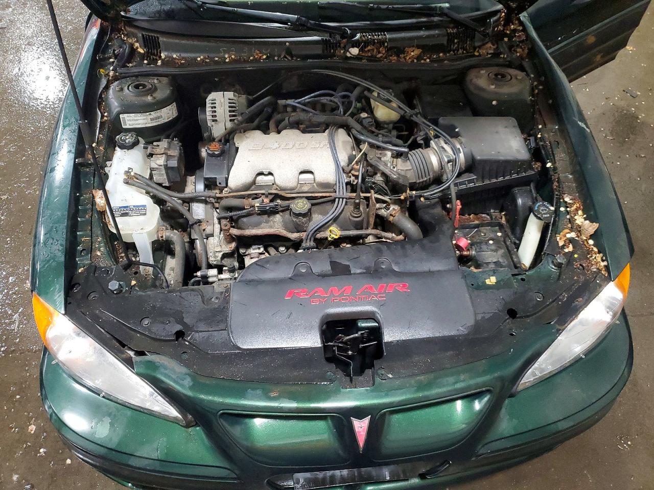 2001 Pontiac Grand Am Gt Green vin: 1G2NW52E01C256069
