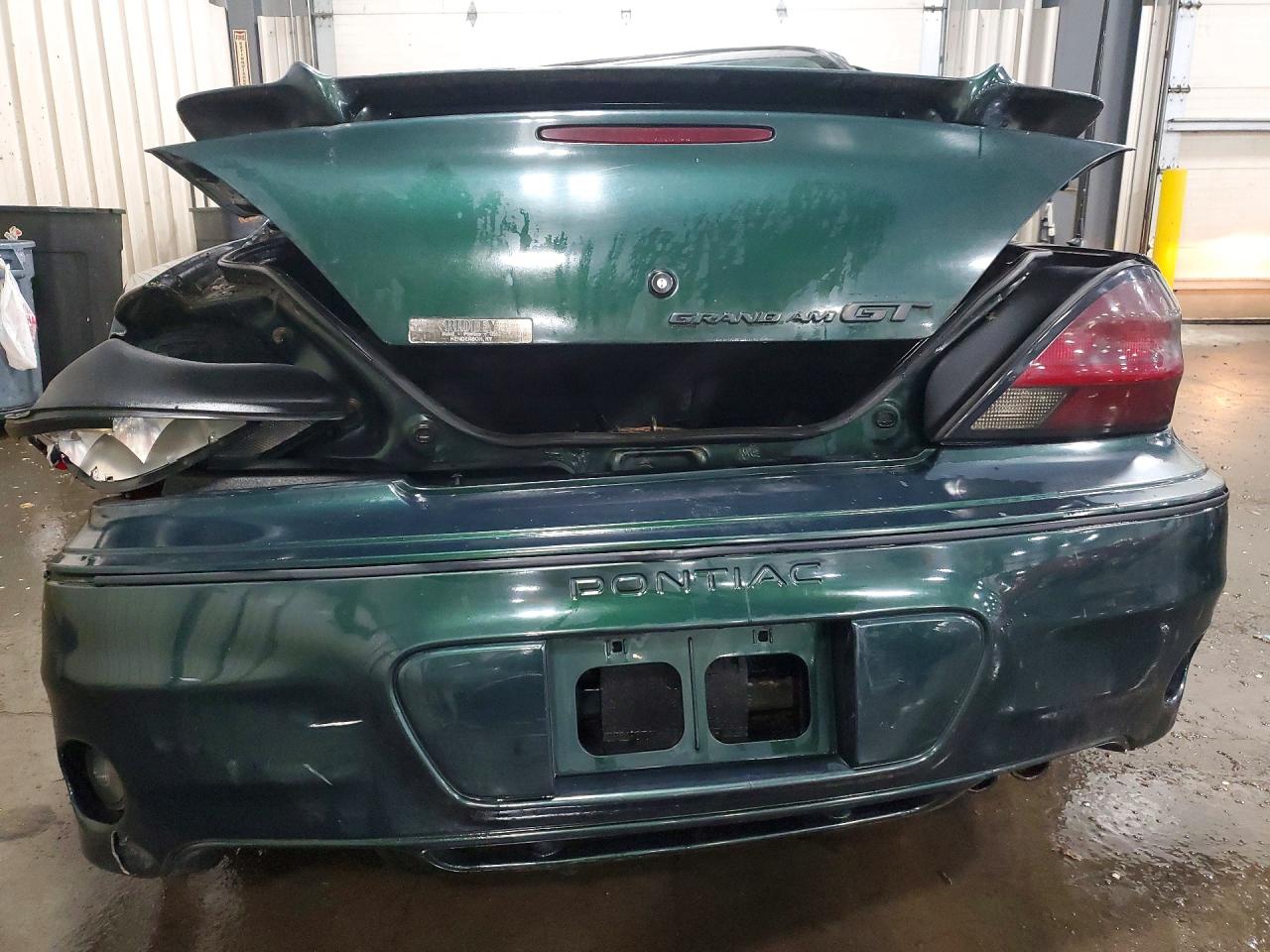 2001 Pontiac Grand Am Gt Green vin: 1G2NW52E01C256069