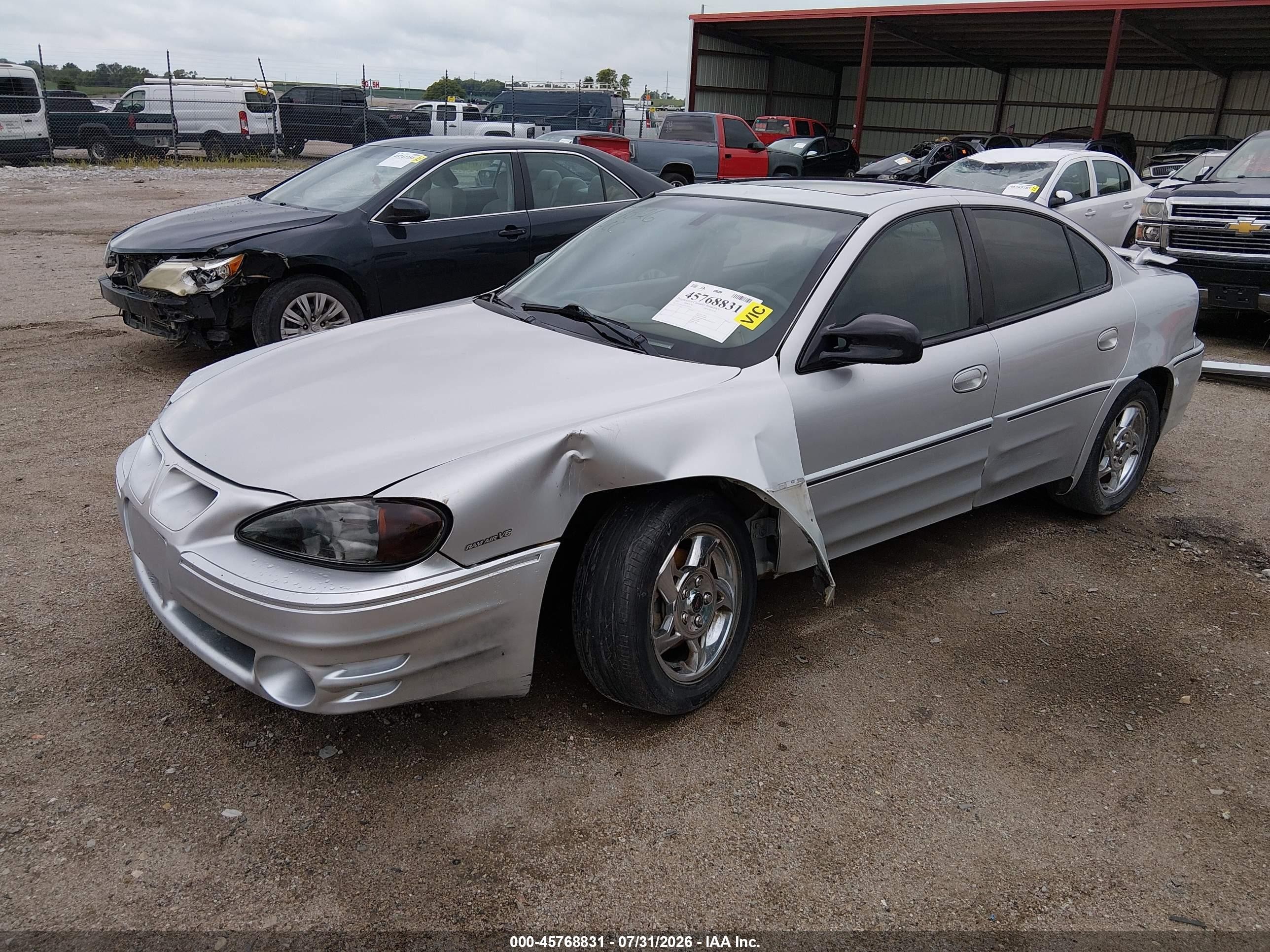 2003 Pontiac Grand Am Gt Silver vin: 1G2NW52E03M705599