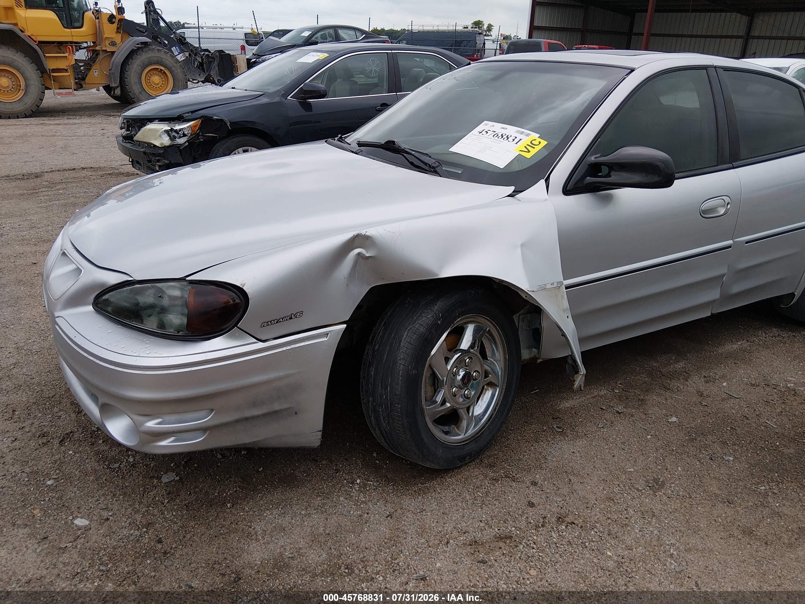 2003 Pontiac Grand Am Gt Silver vin: 1G2NW52E03M705599