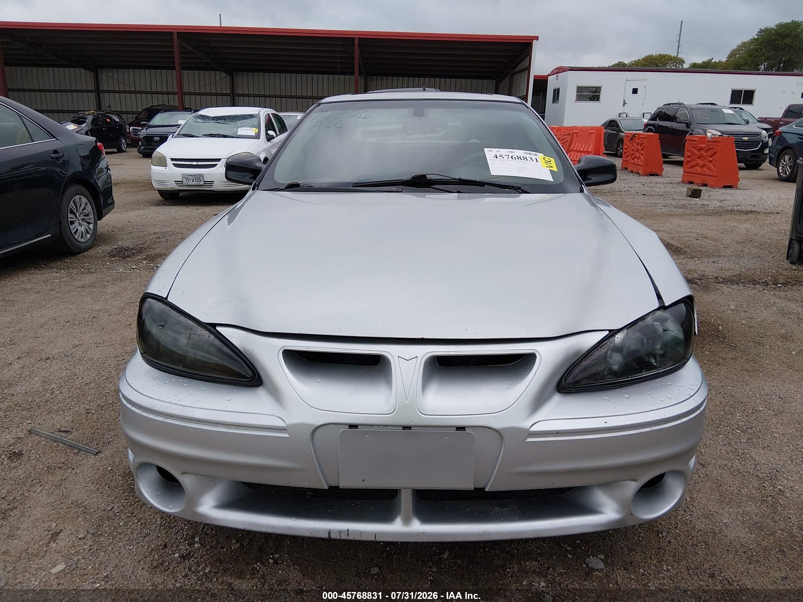 2003 Pontiac Grand Am Gt Silver vin: 1G2NW52E03M705599